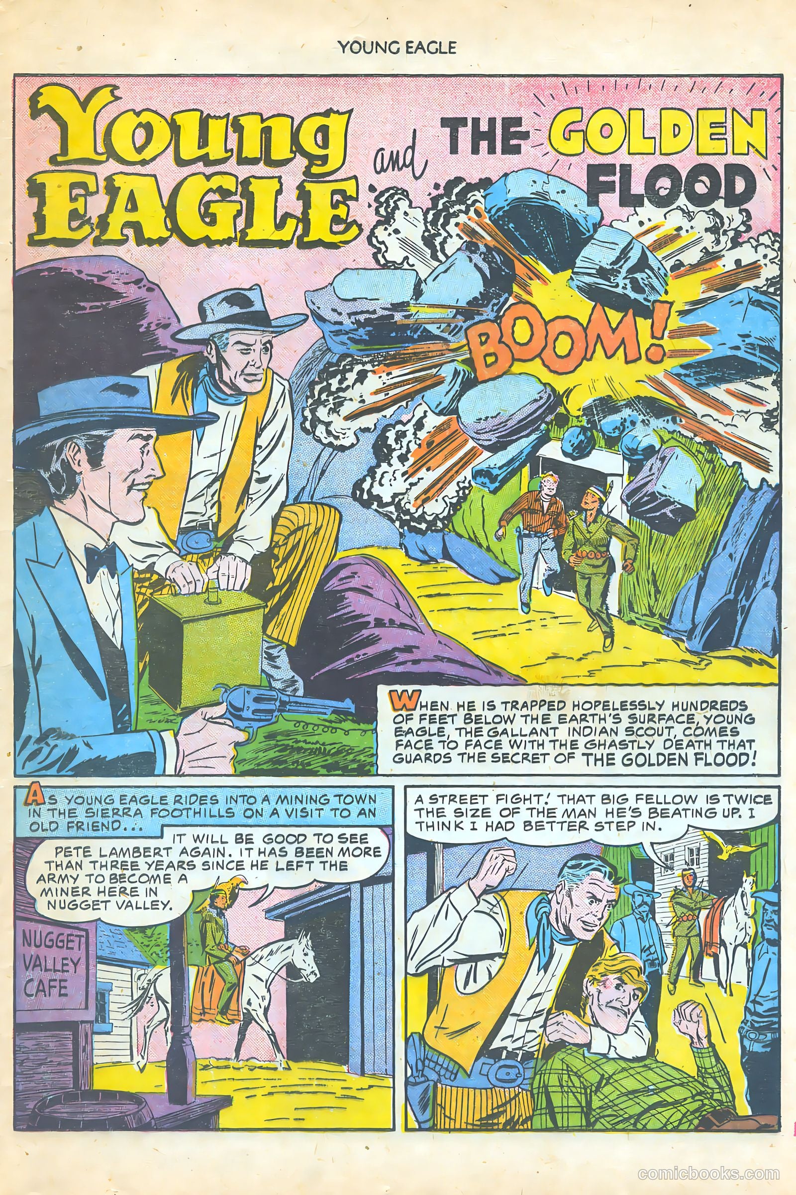 Young Eagle #5 (1951) — page 23 of 36