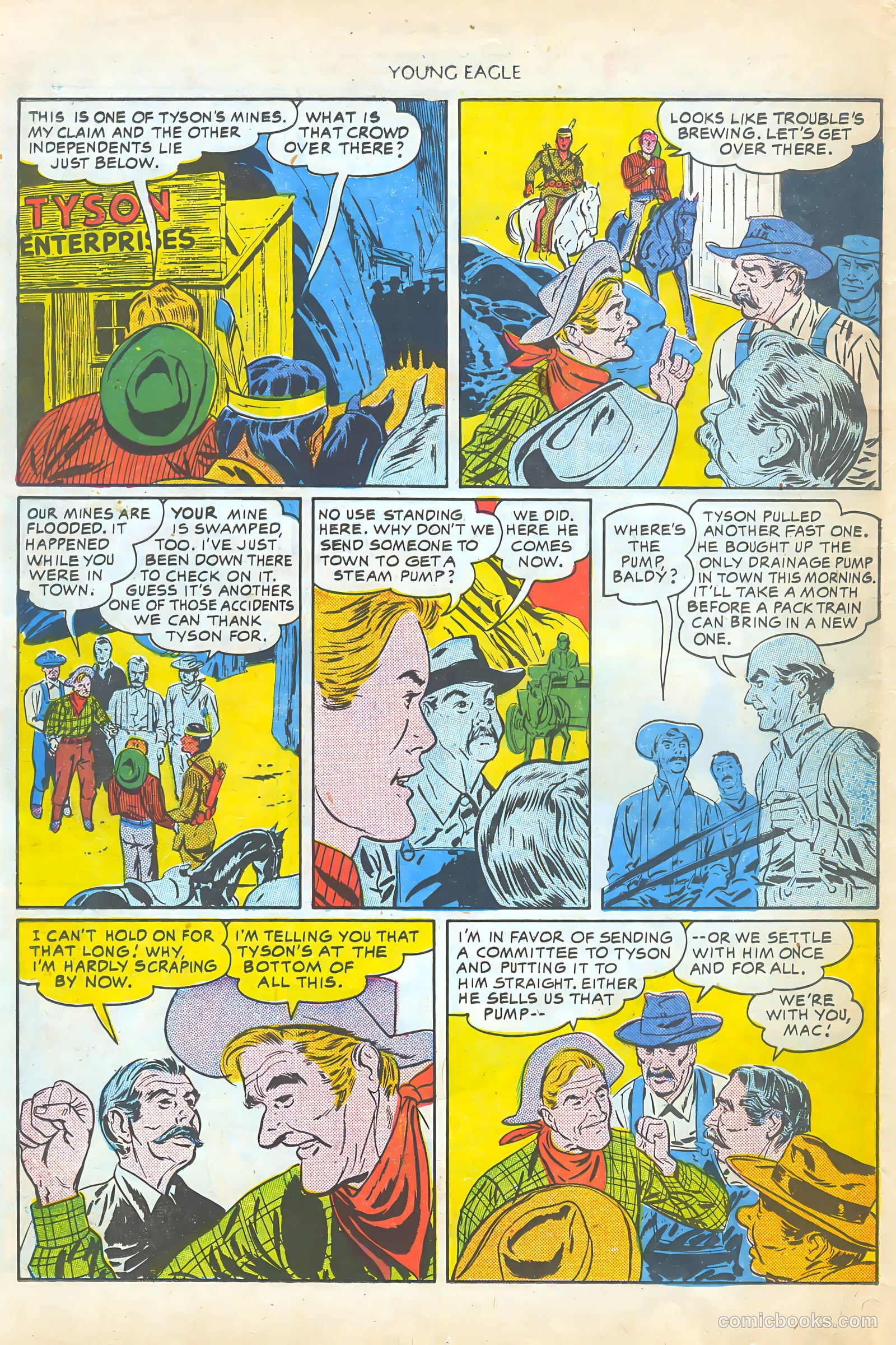 Young Eagle #5 (1951) — page 26 of 36