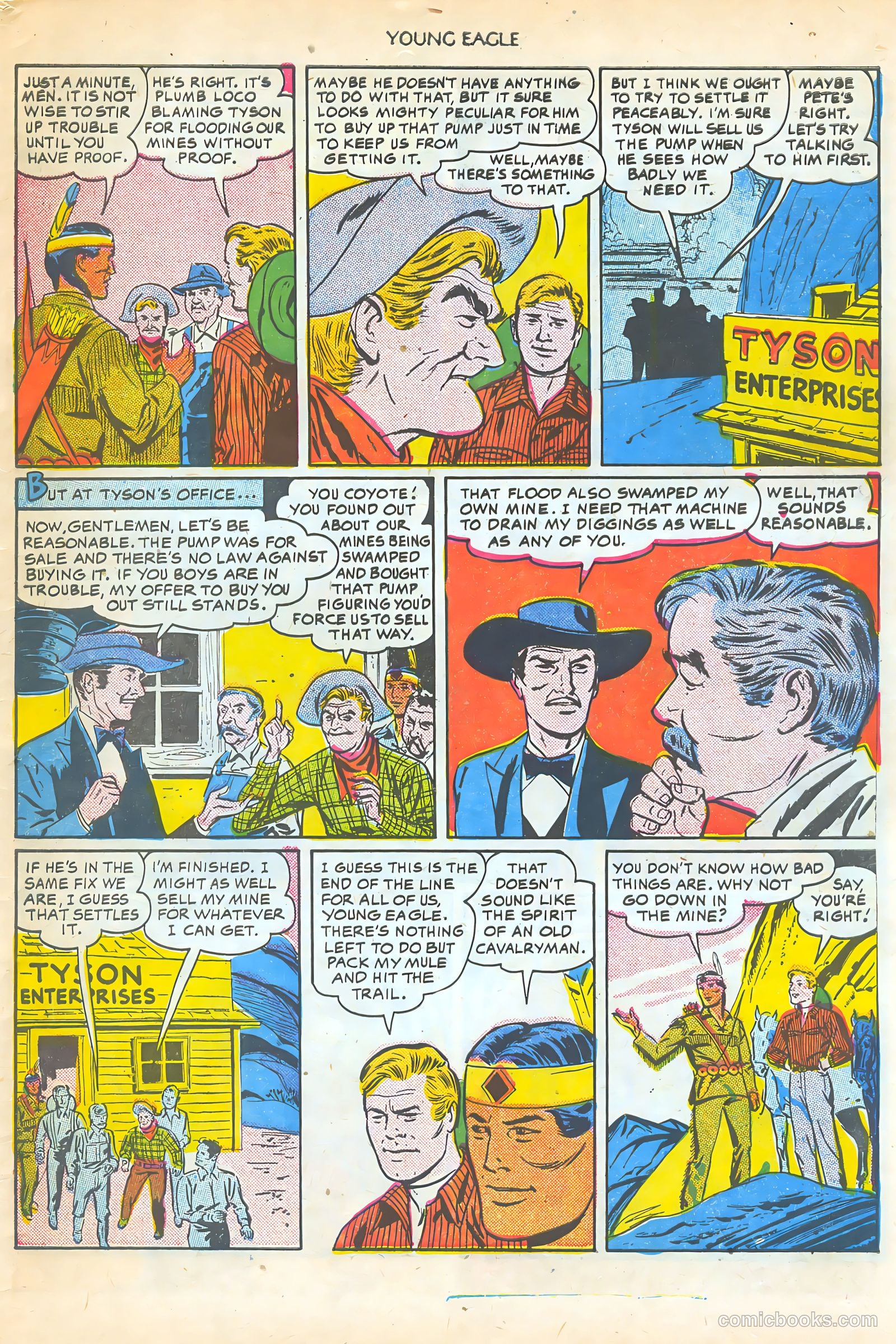 Young Eagle #5 (1951) — page 27 of 36