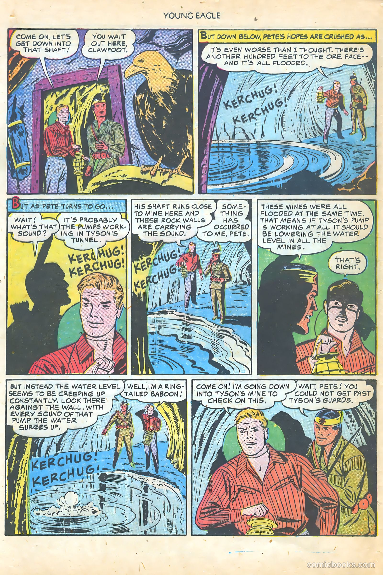 Young Eagle #5 (1951) — page 28 of 36