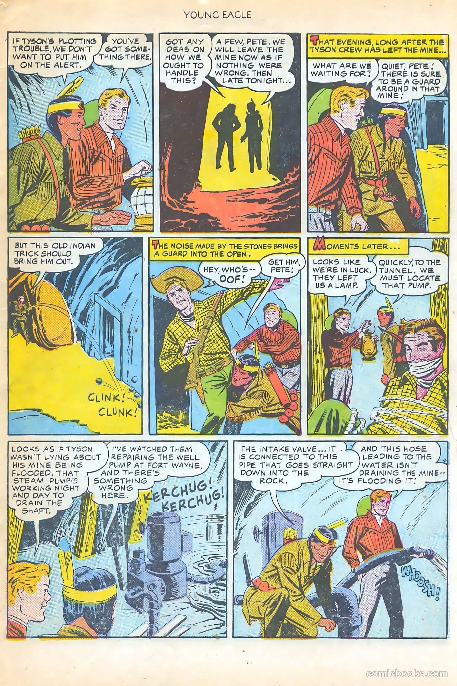 Young Eagle #5 (1951) — page 29 of 36