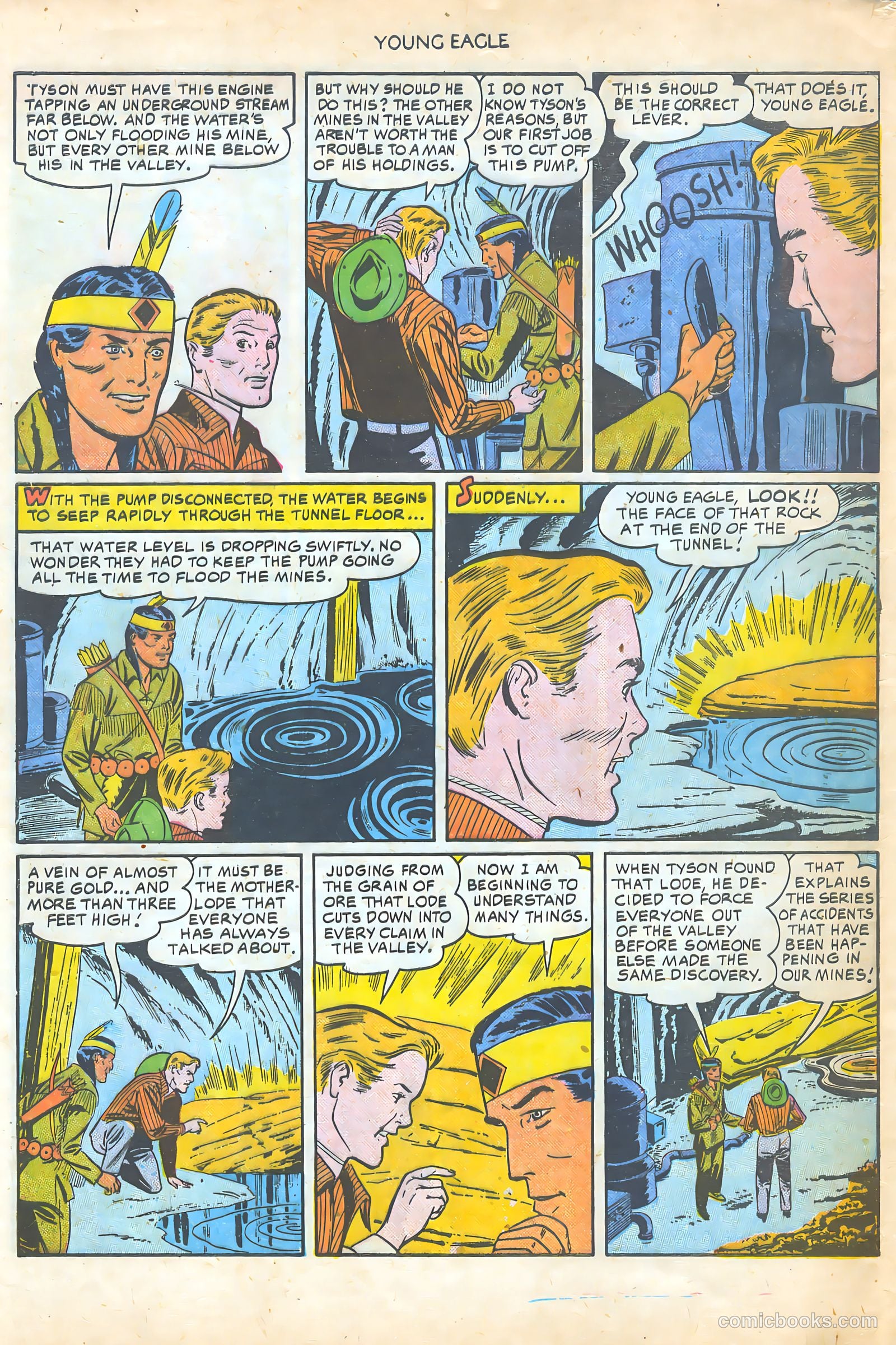 Young Eagle #5 (1951) — page 30 of 36
