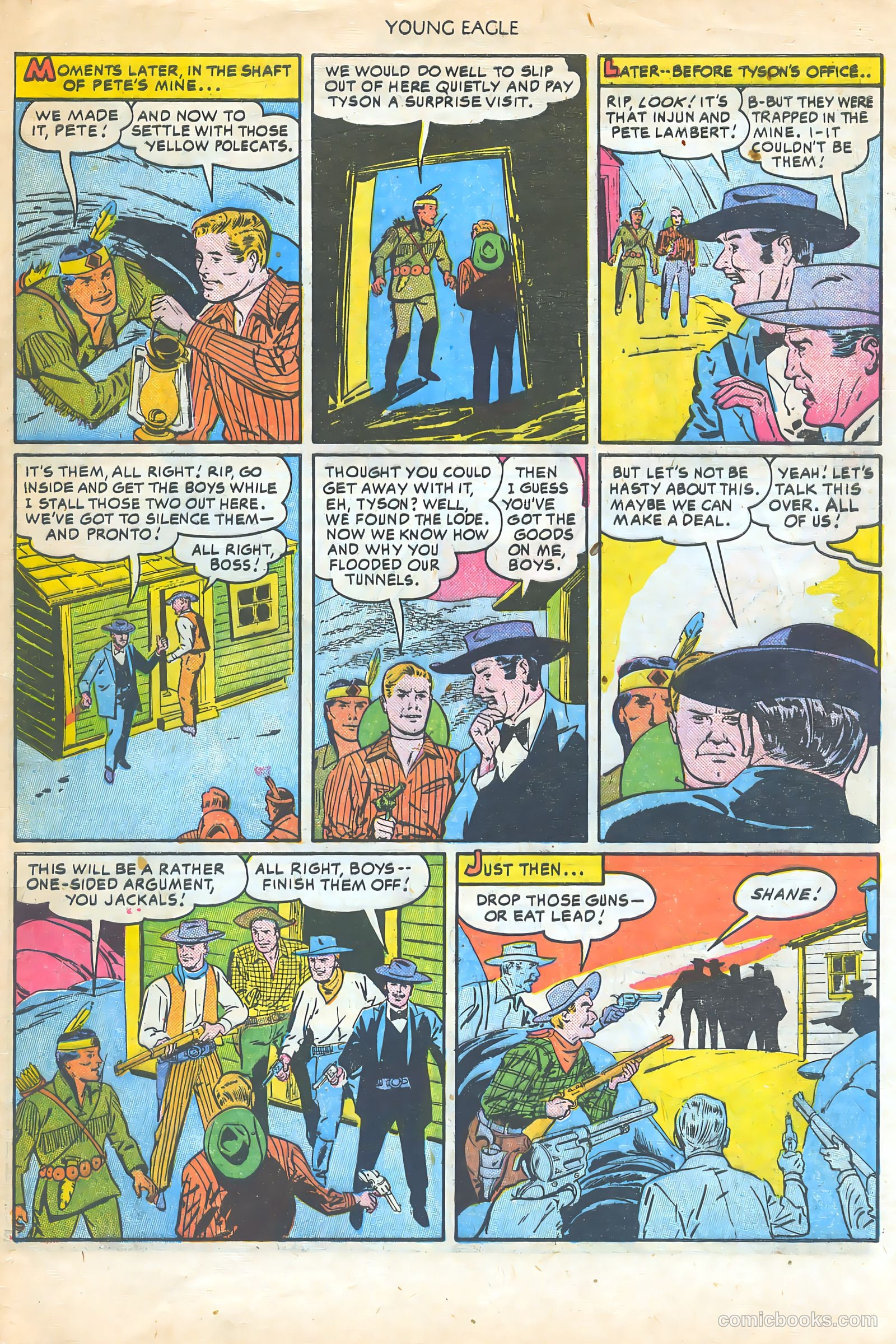 Young Eagle #5 (1951) — page 33 of 36