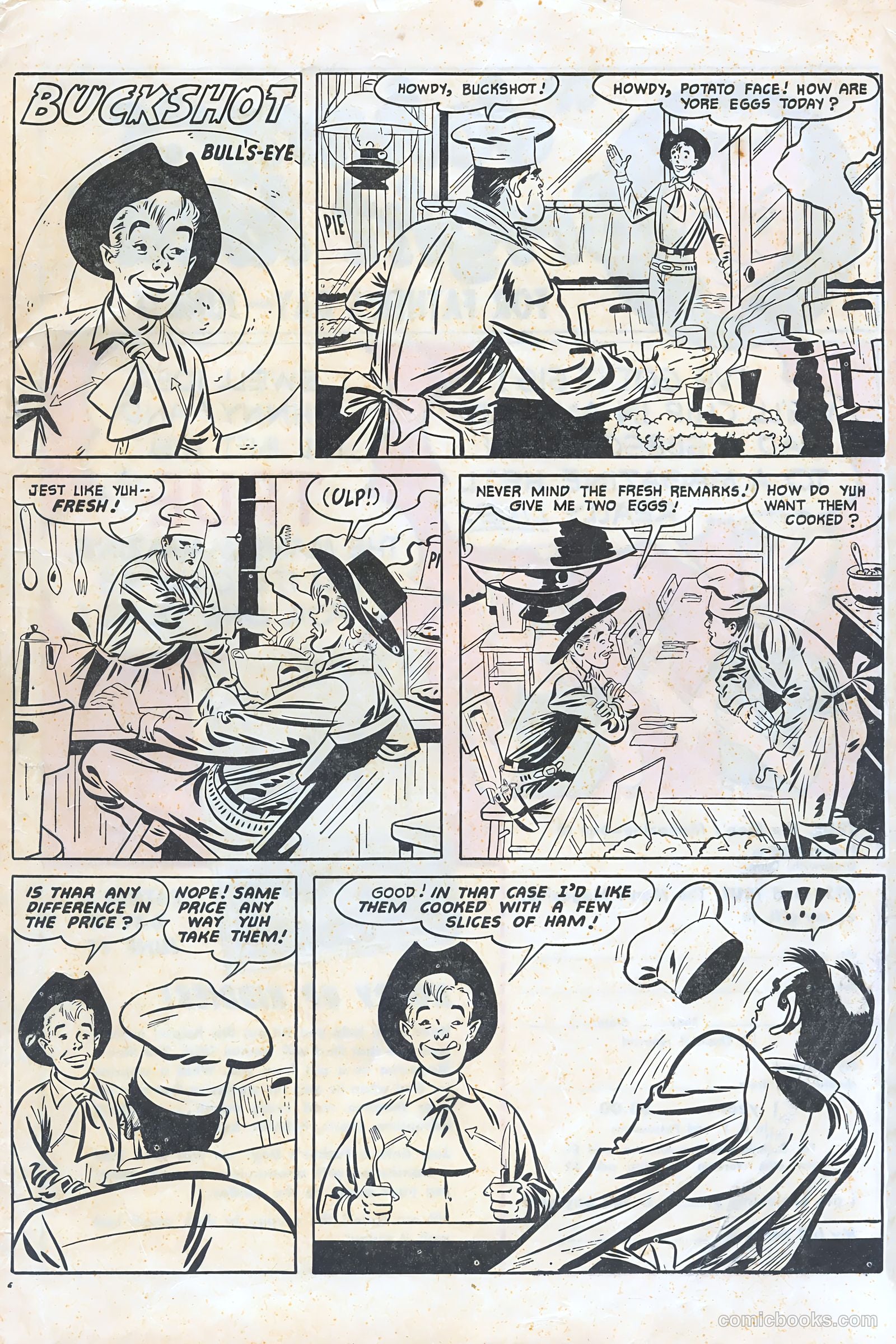 Young Eagle #5 (1951) — page 35 of 36
