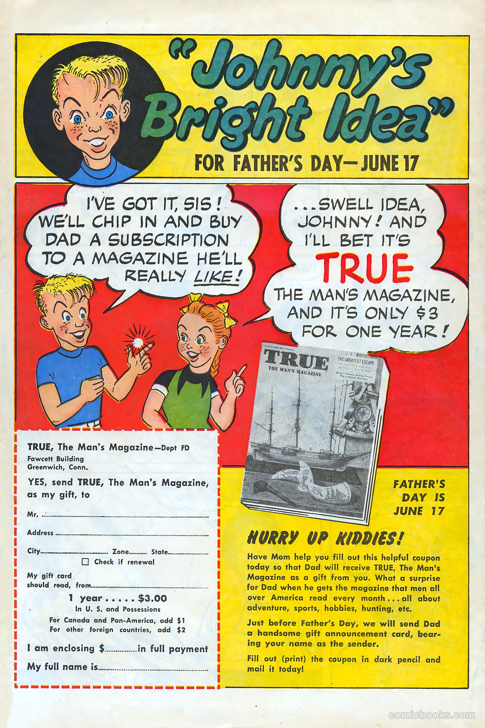 Young Eagle #5 (1951) — page 36 of 36