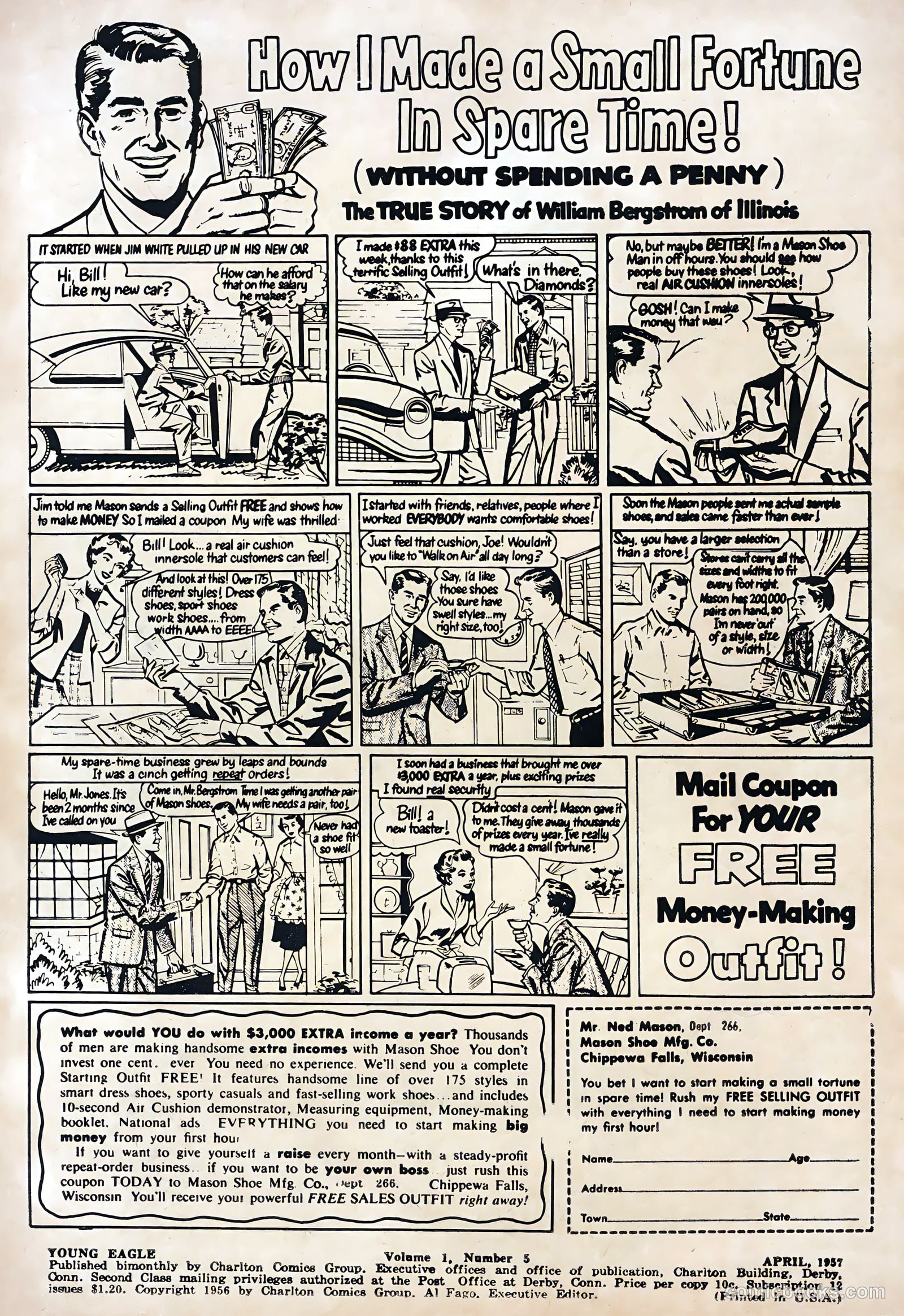 Young Eagle #5 (1957) — page 2 of 36