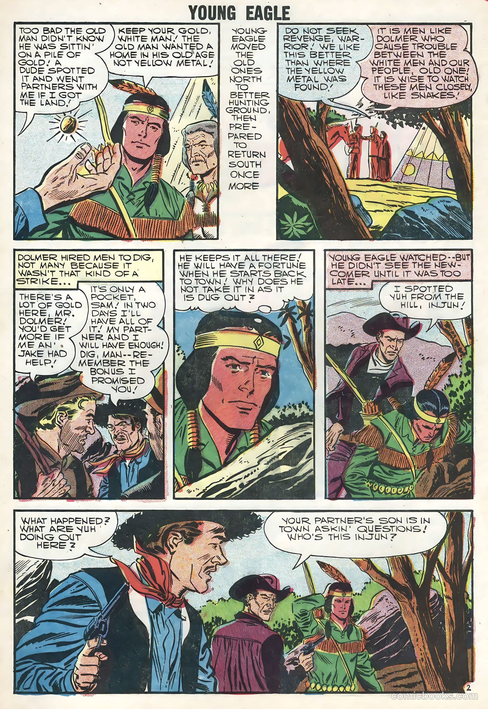Young Eagle #5 (1957) — page 4 of 36
