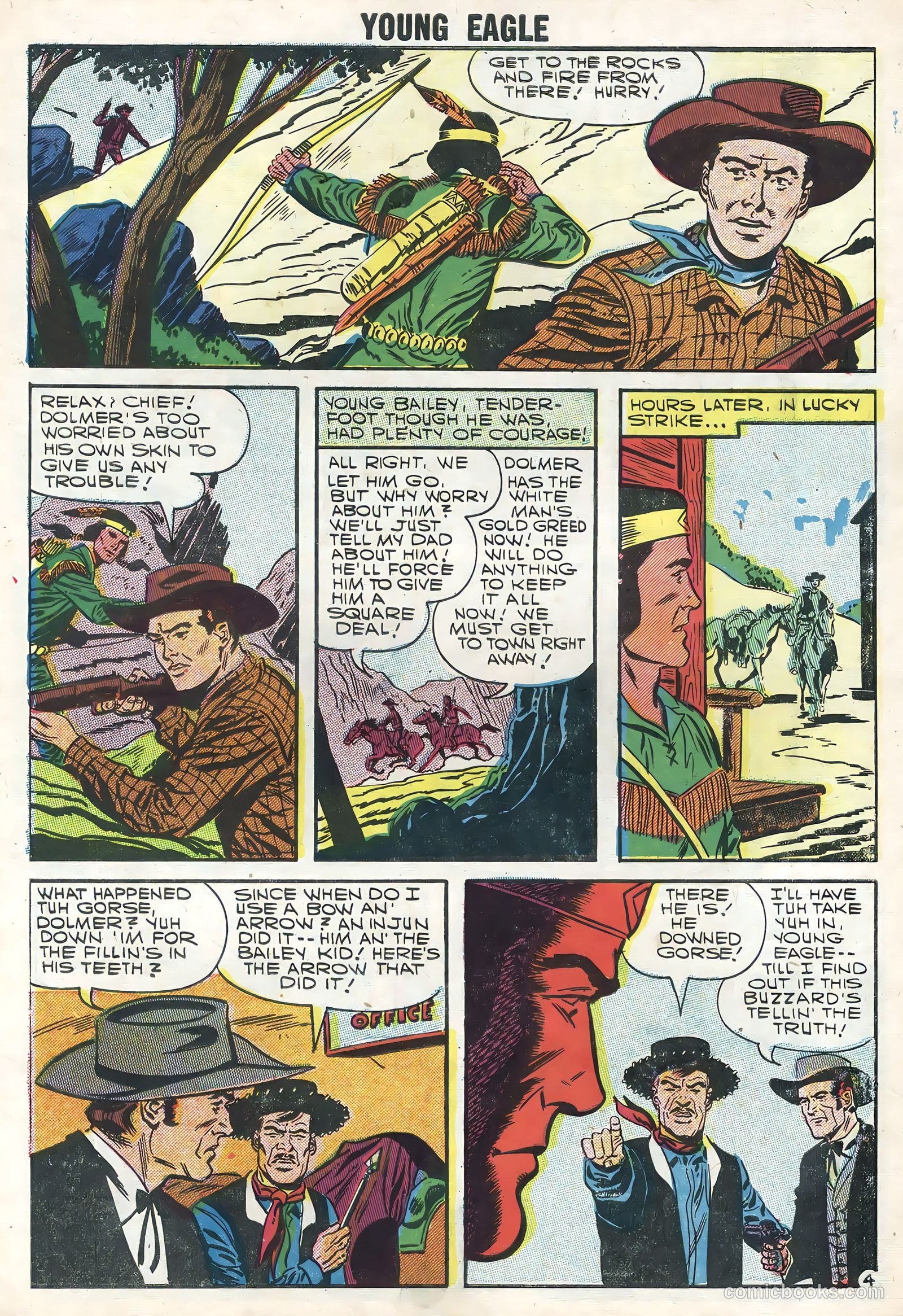 Young Eagle #5 (1957) — page 7 of 36