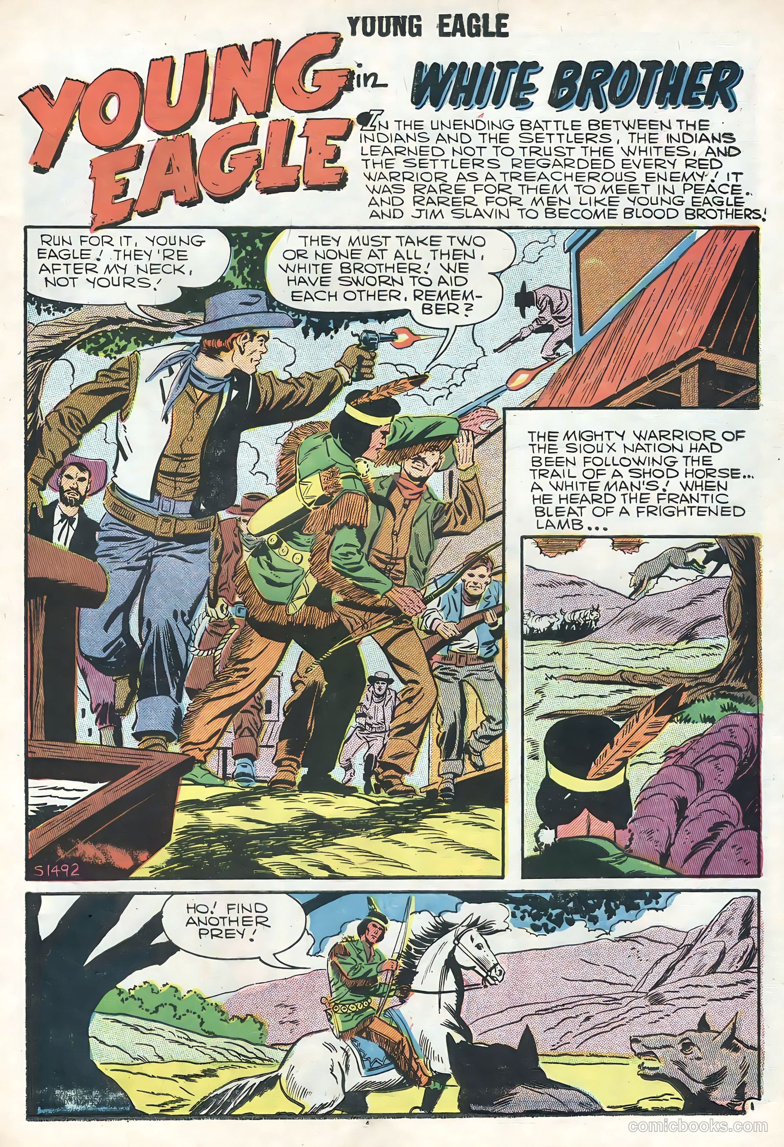 Young Eagle #5 (1957) — page 11 of 36