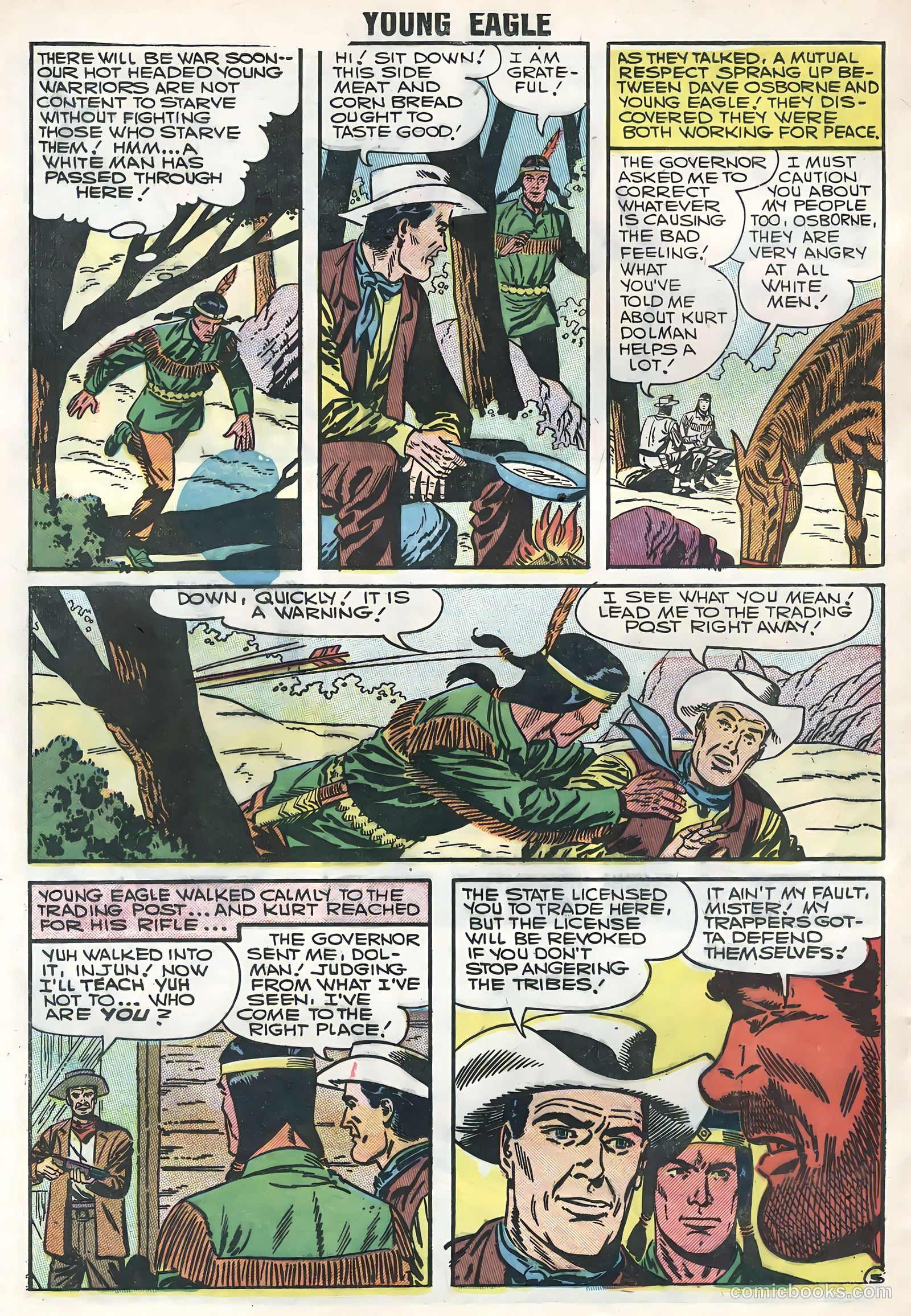 Young Eagle #5 (1957) — page 24 of 36