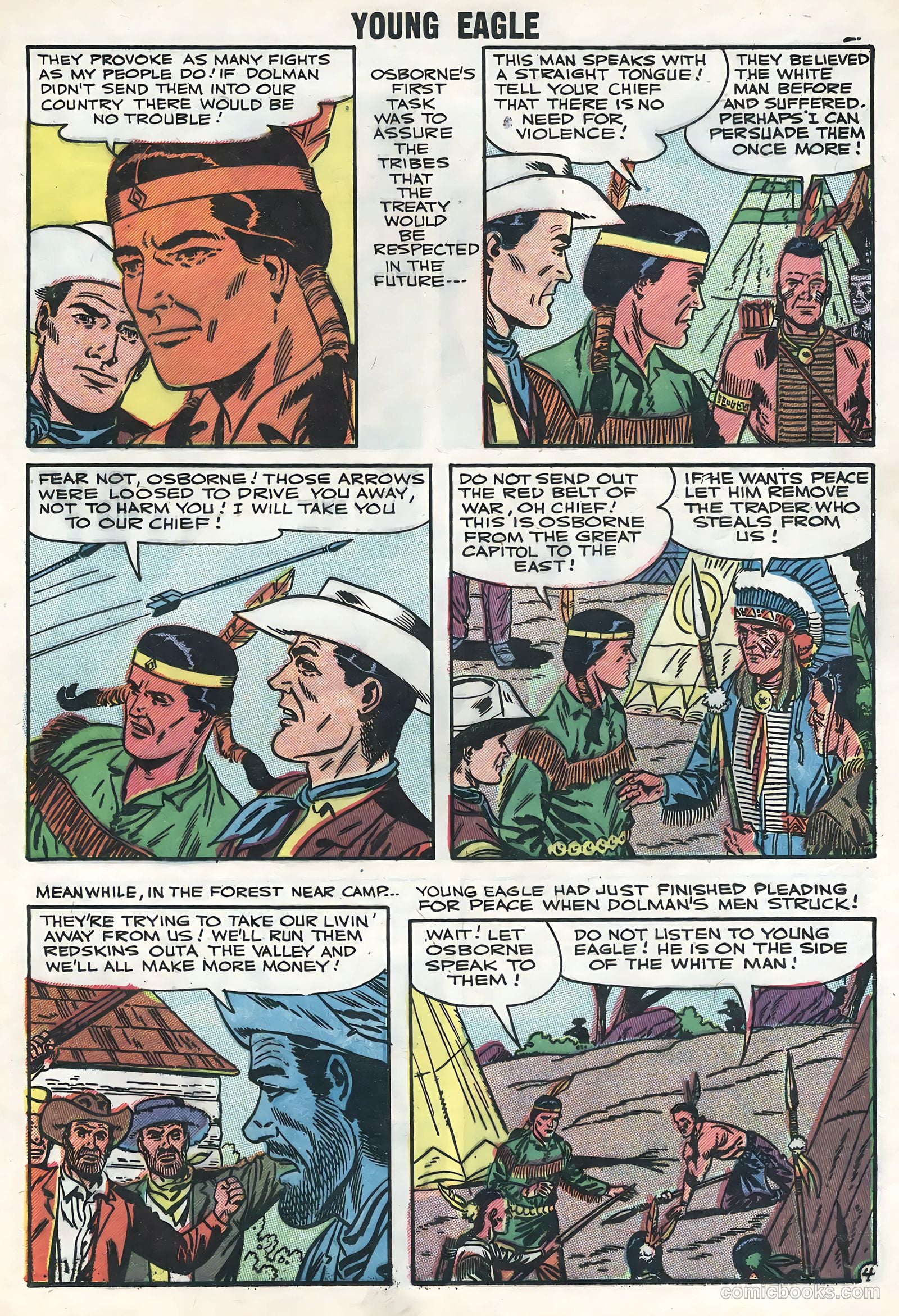 Young Eagle #5 (1957) — page 25 of 36