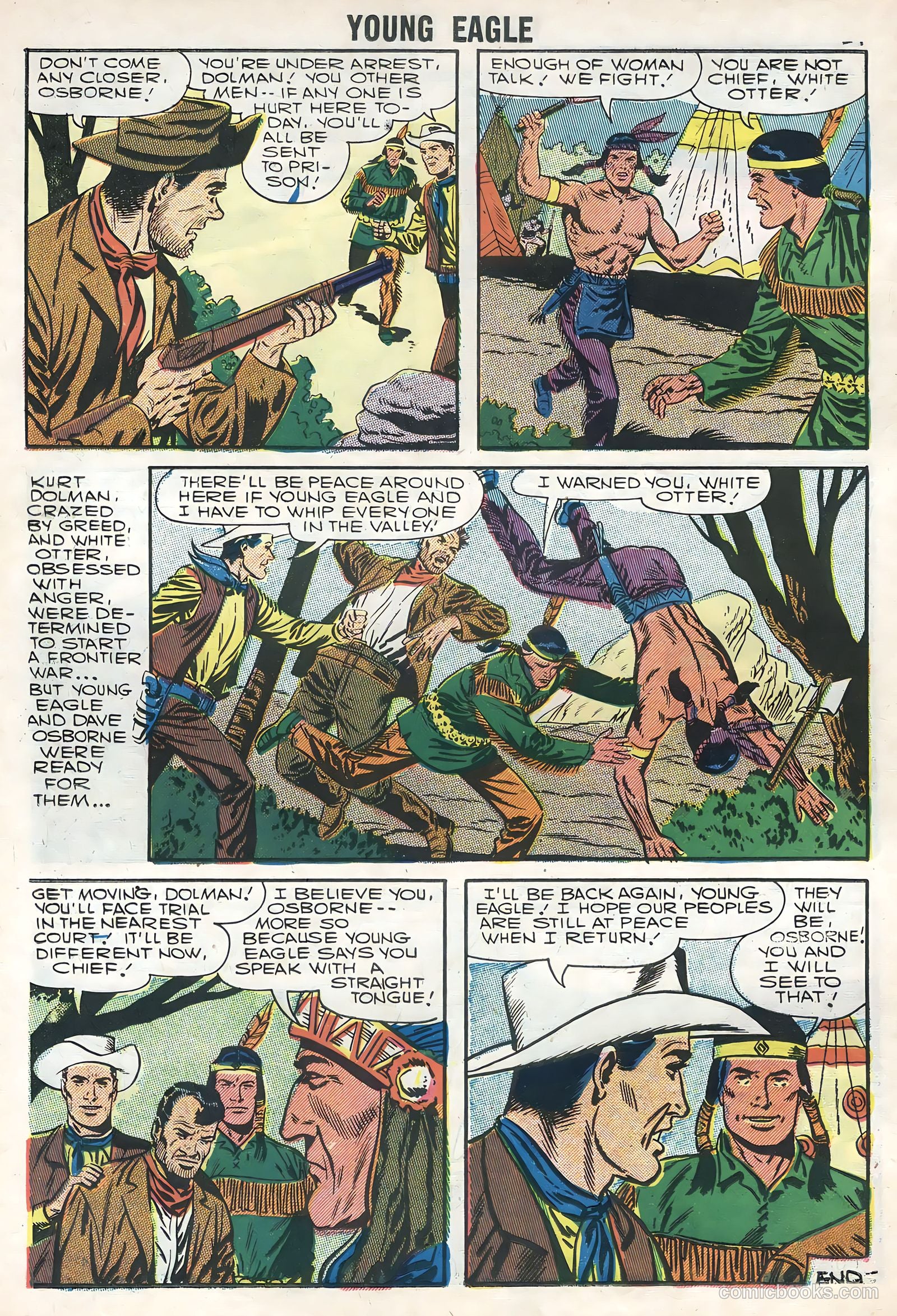 Young Eagle #5 (1957) — page 26 of 36