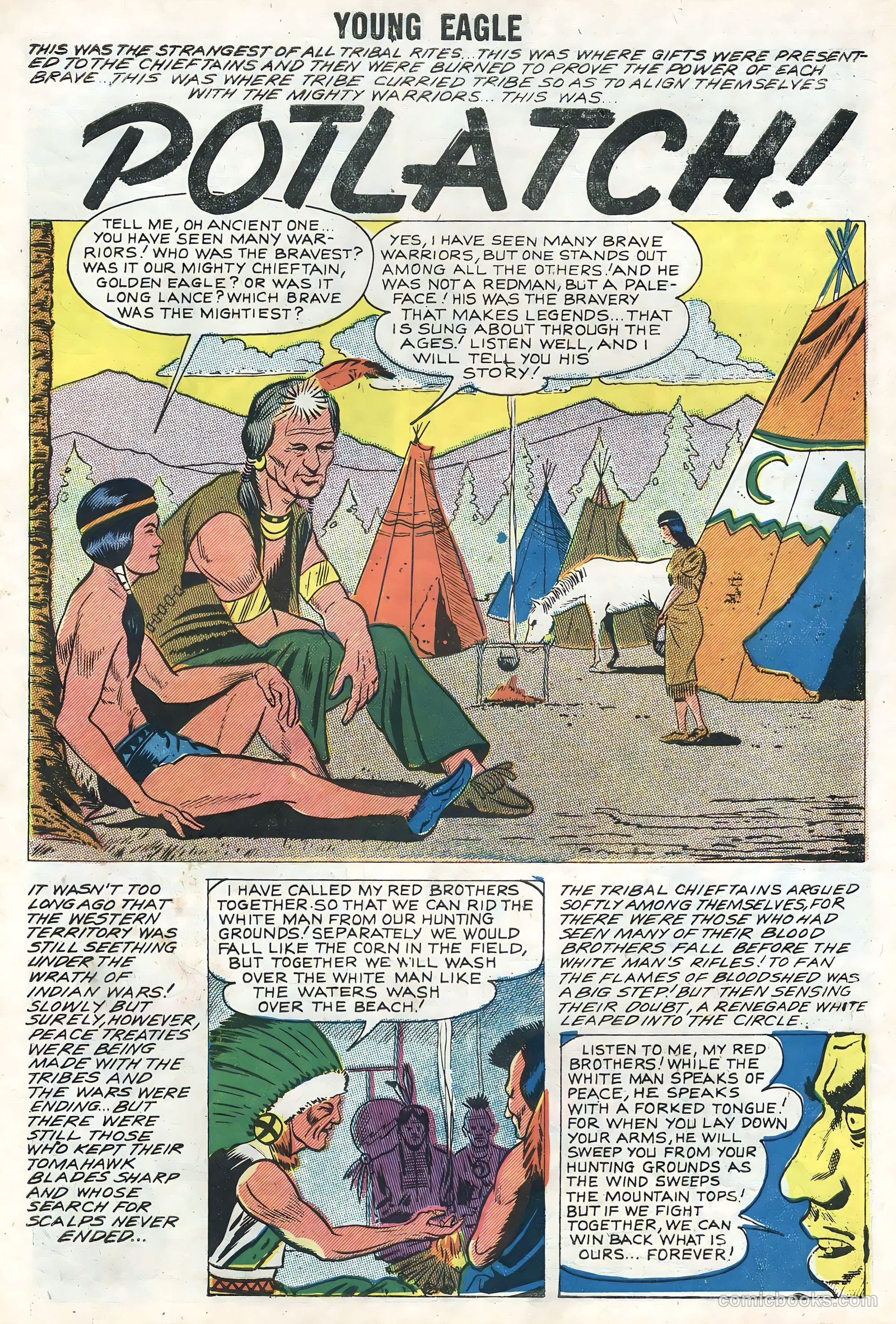 Young Eagle #5 (1957) — page 27 of 36