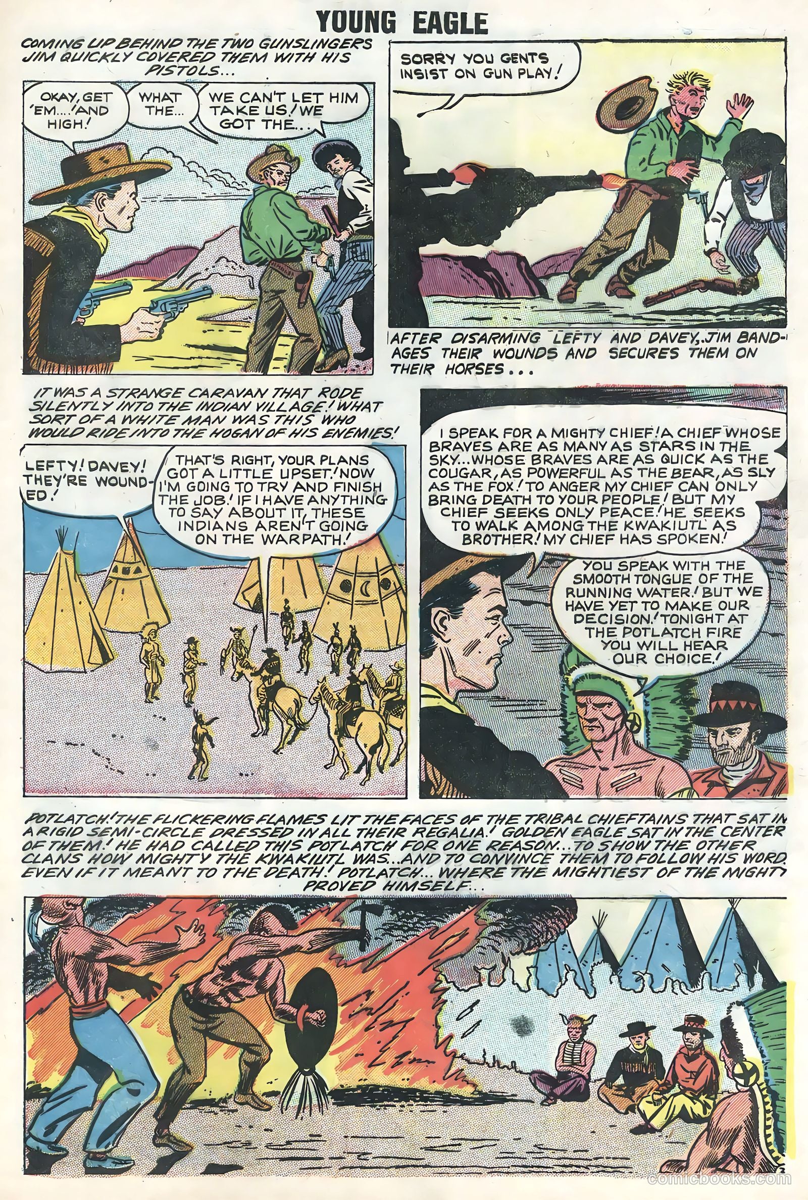Young Eagle #5 (1957) — page 29 of 36