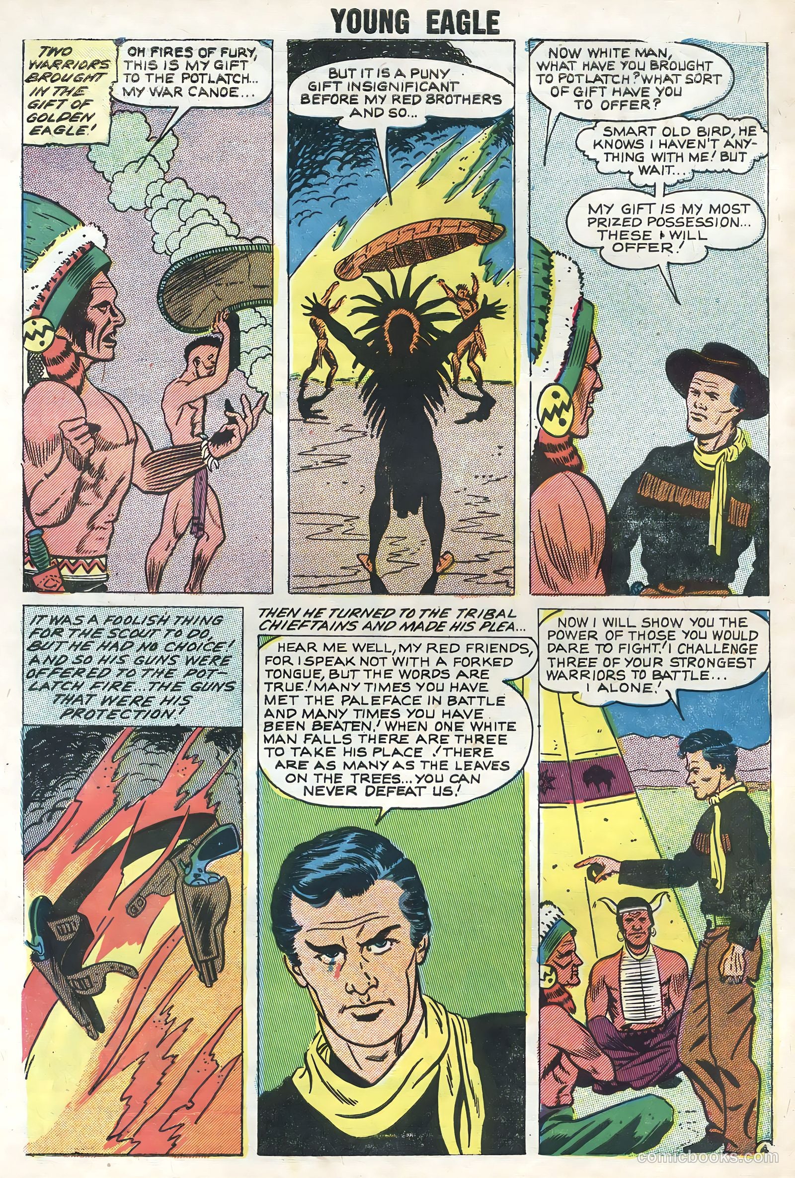 Young Eagle #5 (1957) — page 30 of 36