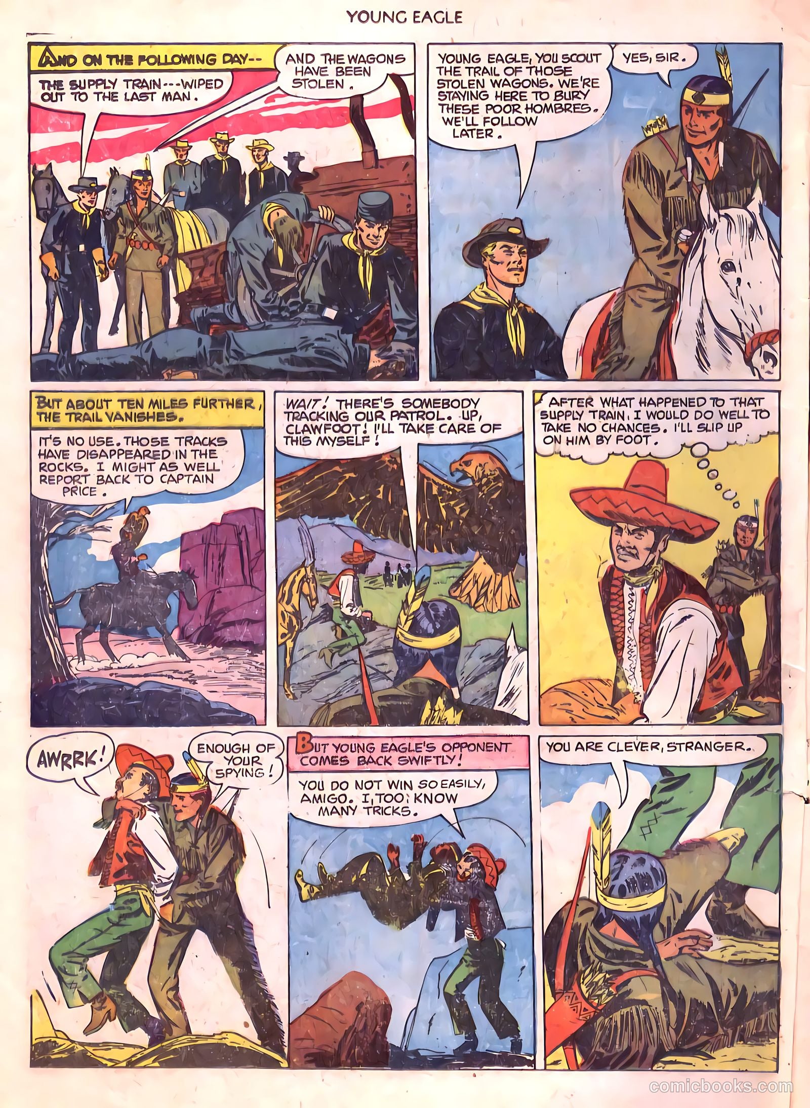 Young Eagle #6 (1951) — page 4 of 36