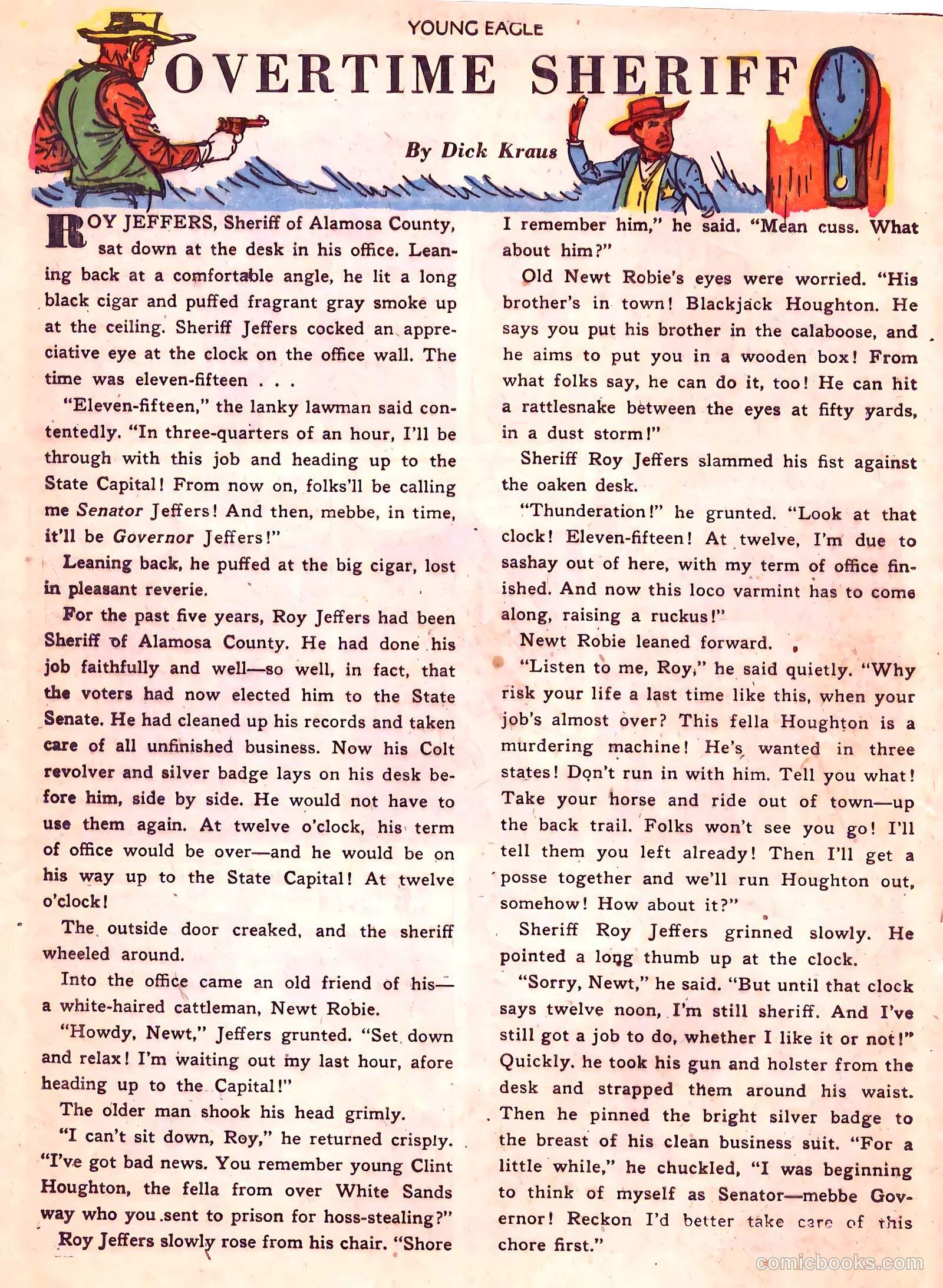 Young Eagle #6 (1951) — page 12 of 36