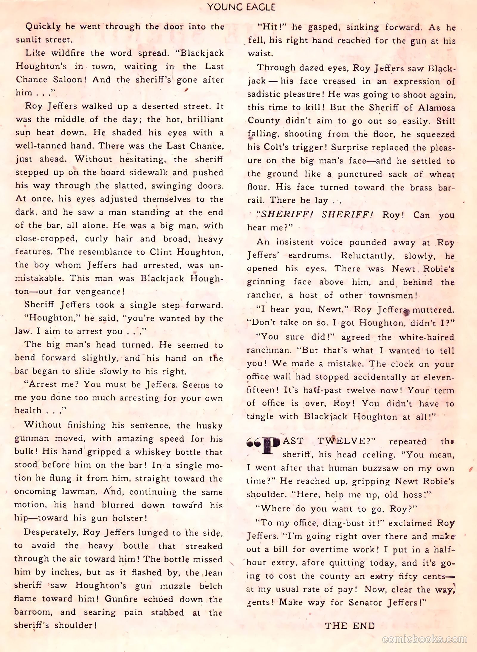 Young Eagle #6 (1951) — page 13 of 36