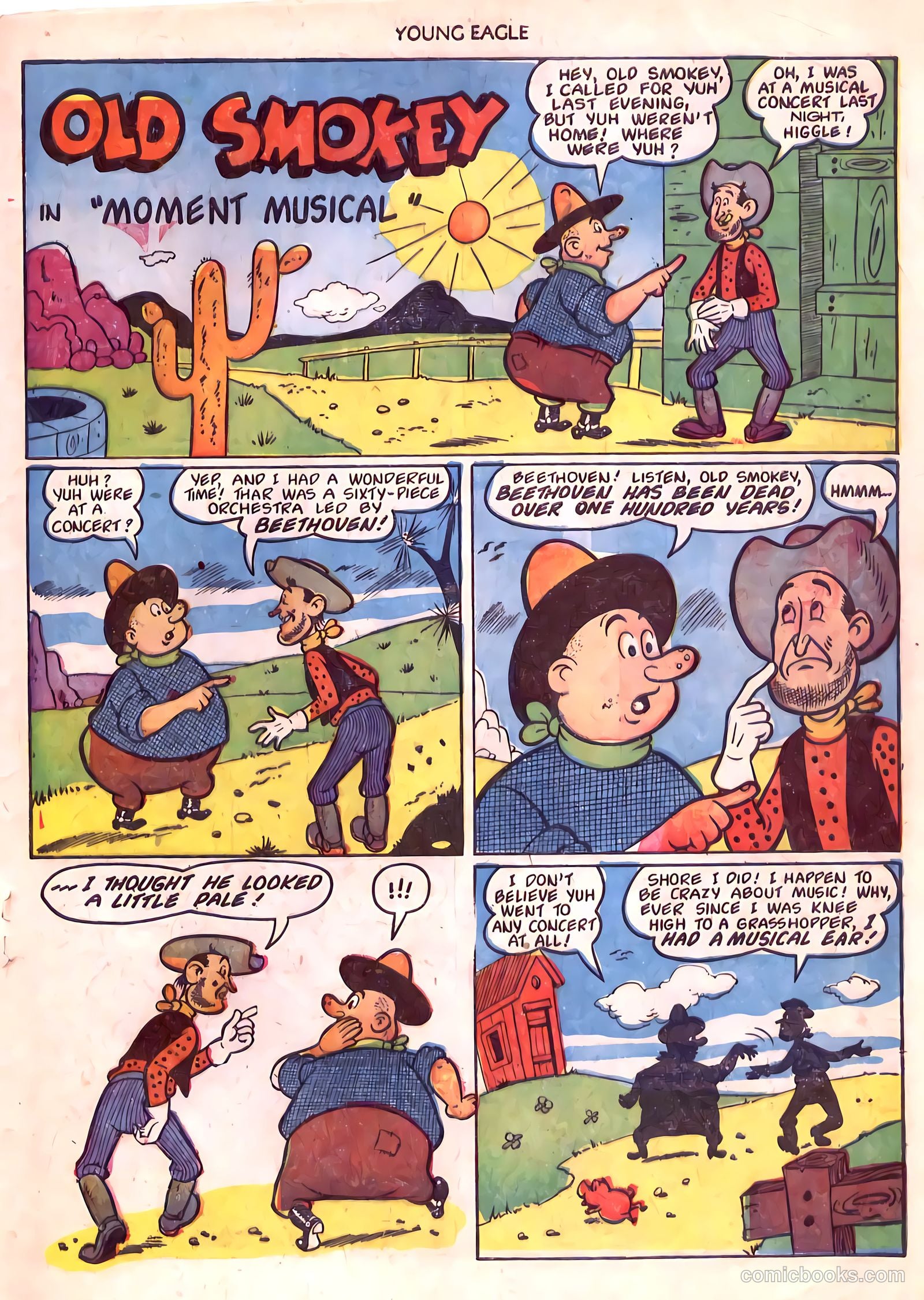 Young Eagle #6 (1951) — page 23 of 36