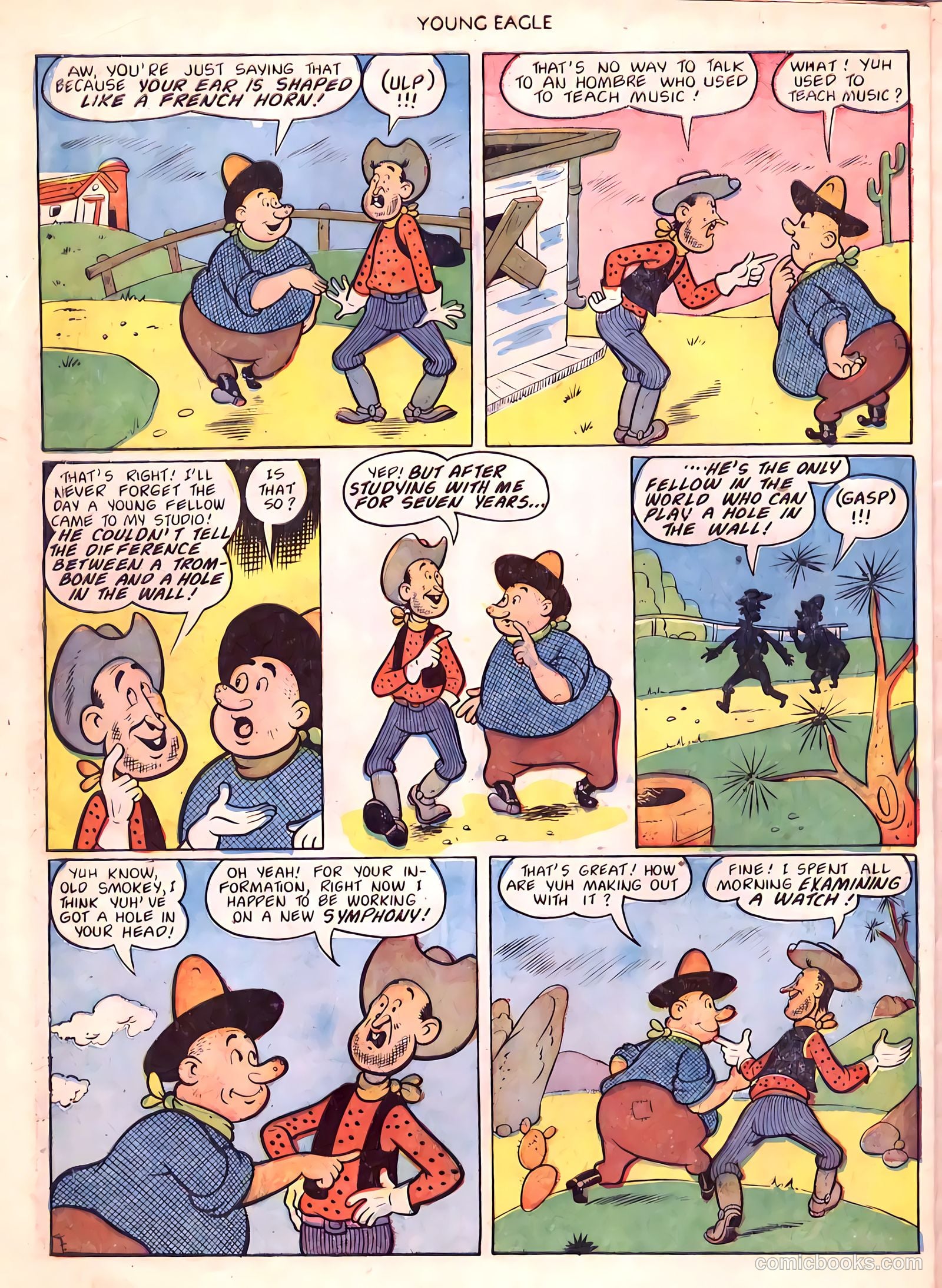 Young Eagle #6 (1951) — page 24 of 36