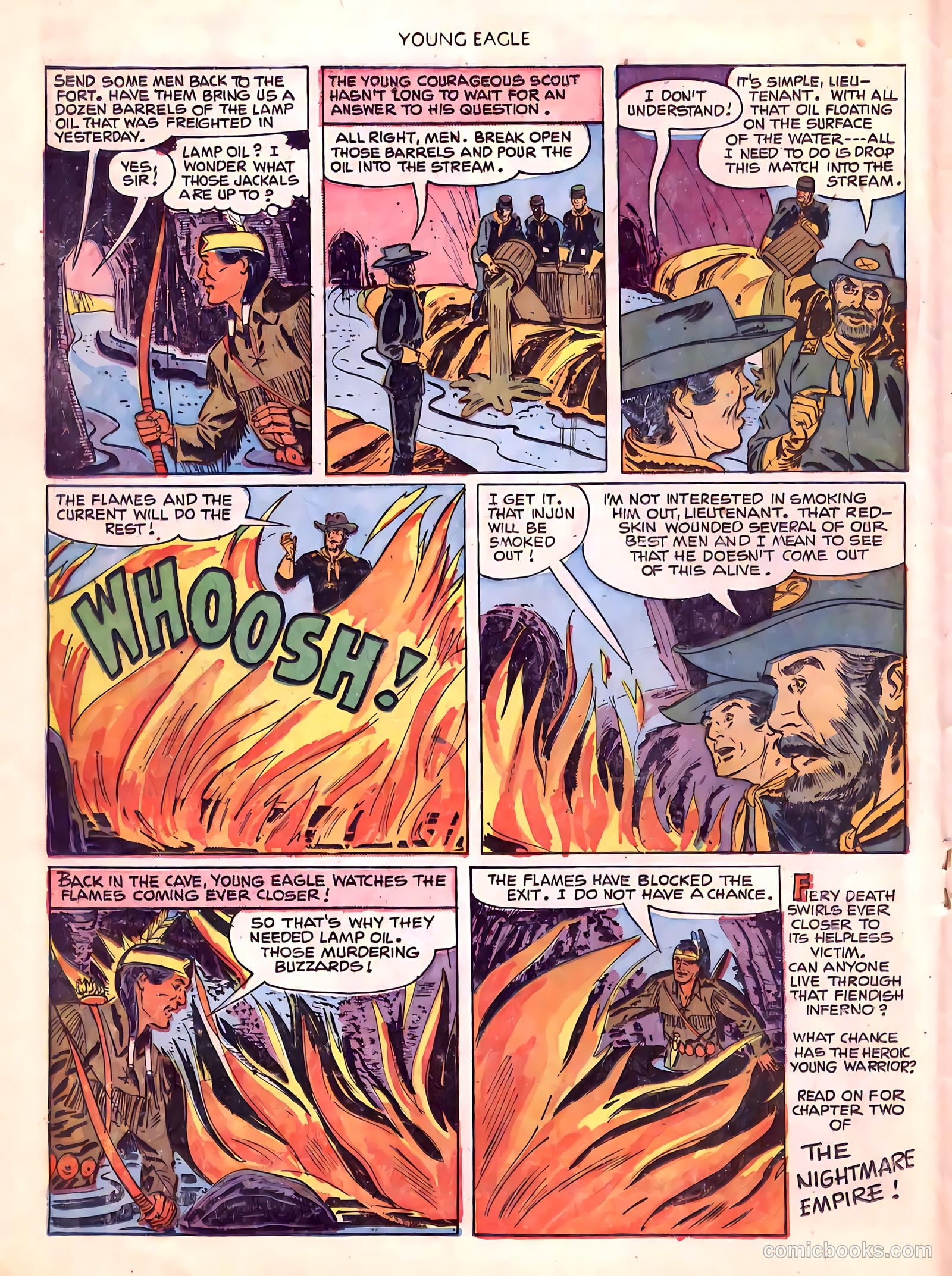 Young Eagle #6 (1951) — page 10 of 36