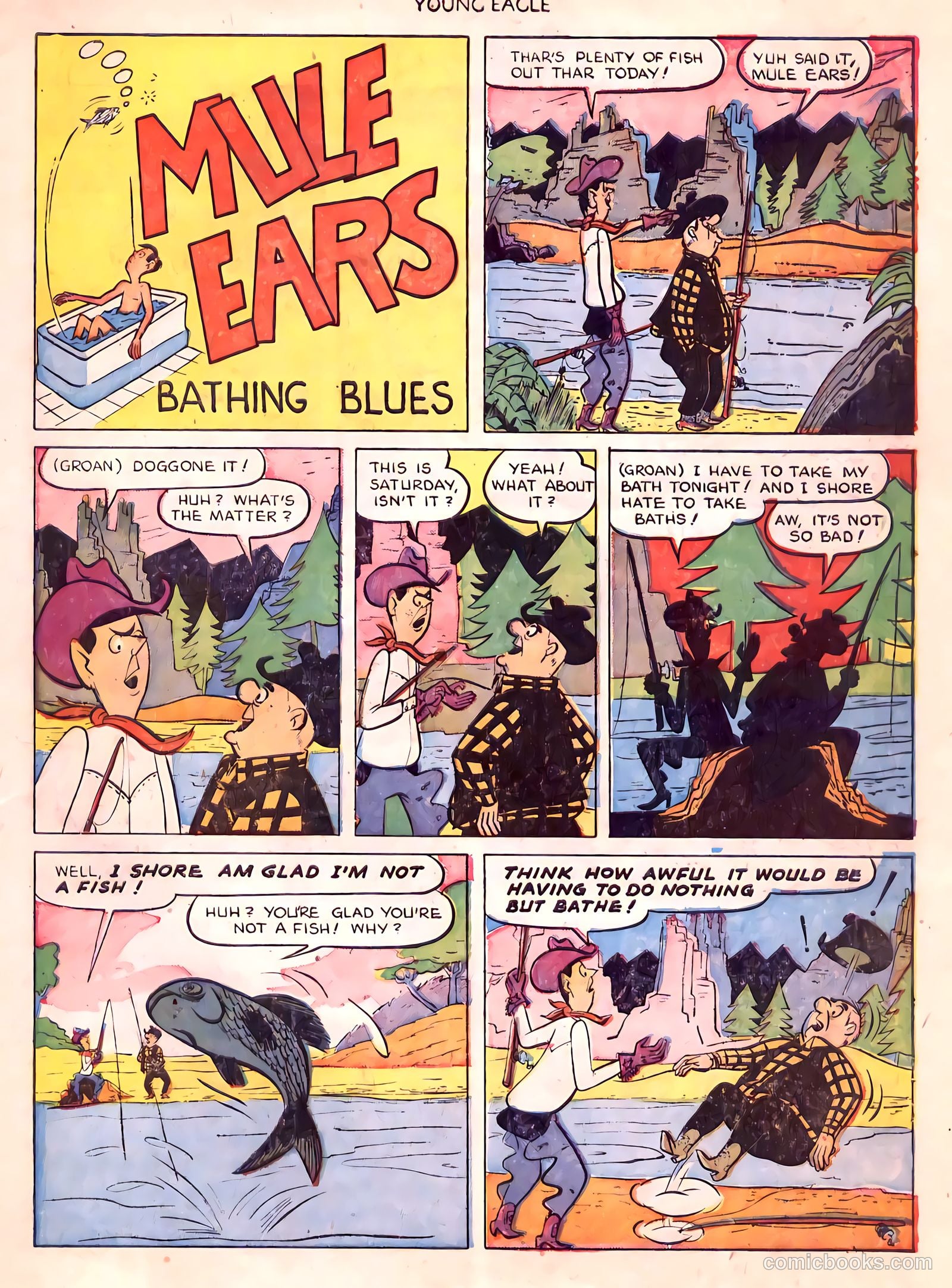 Young Eagle #6 (1951) — page 11 of 36