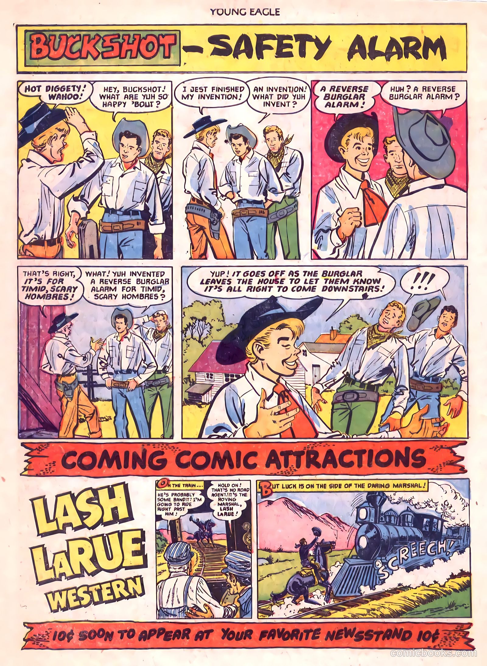 Young Eagle #6 (1951) — page 14 of 36