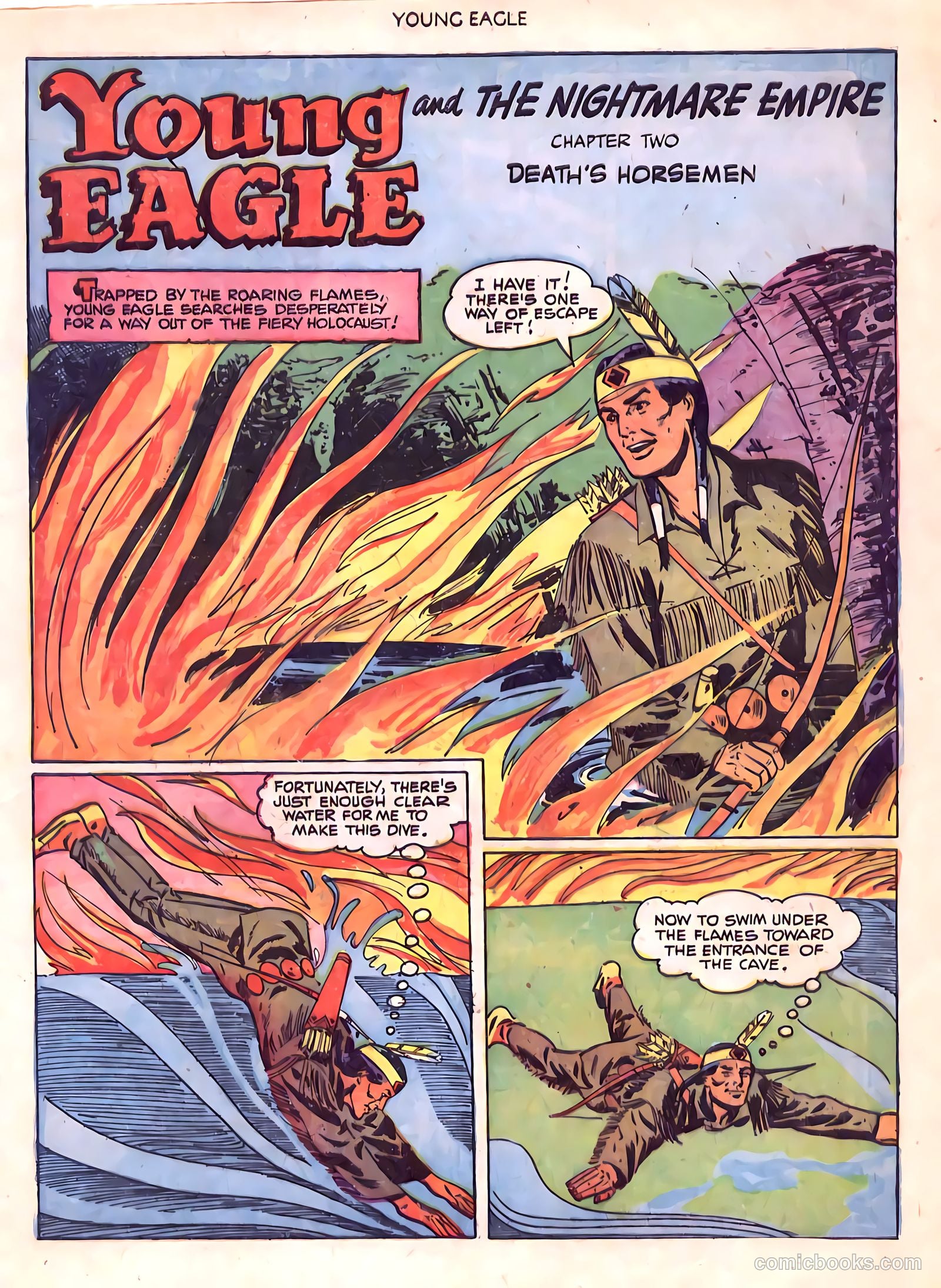 Young Eagle #6 (1951) — page 15 of 36