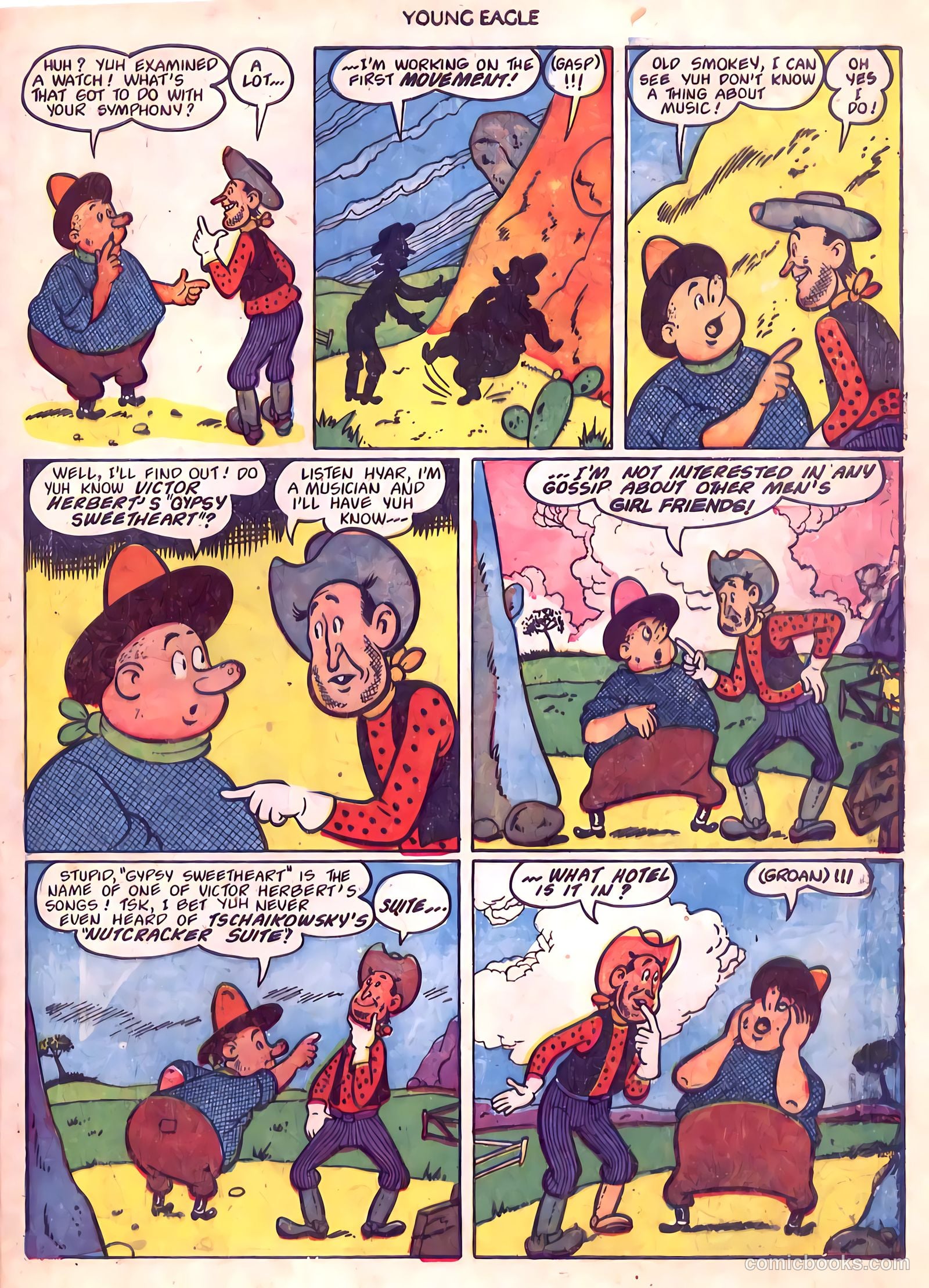 Young Eagle #6 (1951) — page 25 of 36