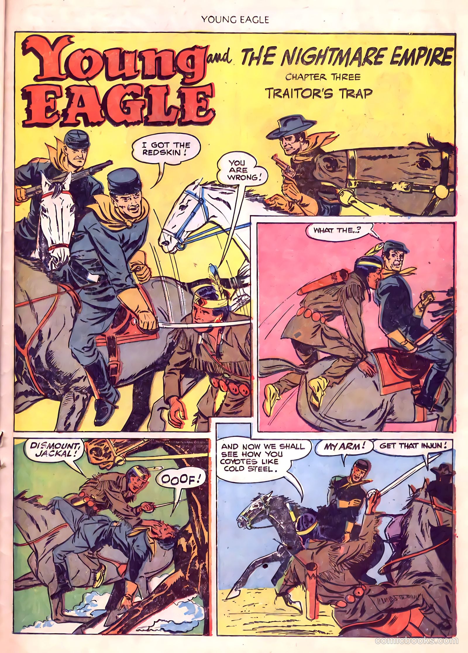 Young Eagle #6 (1951) — page 27 of 36