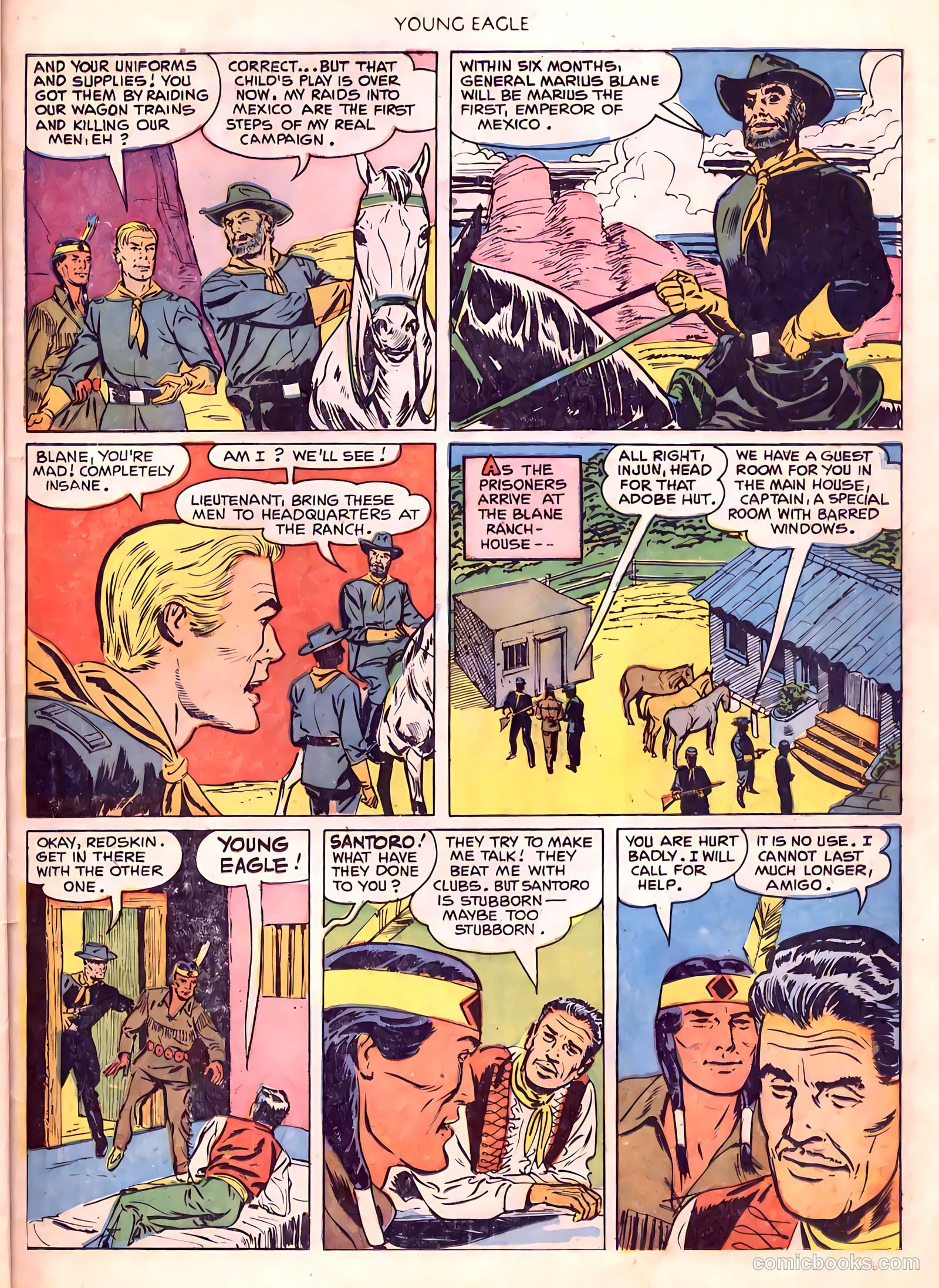 Young Eagle #6 (1951) — page 29 of 36