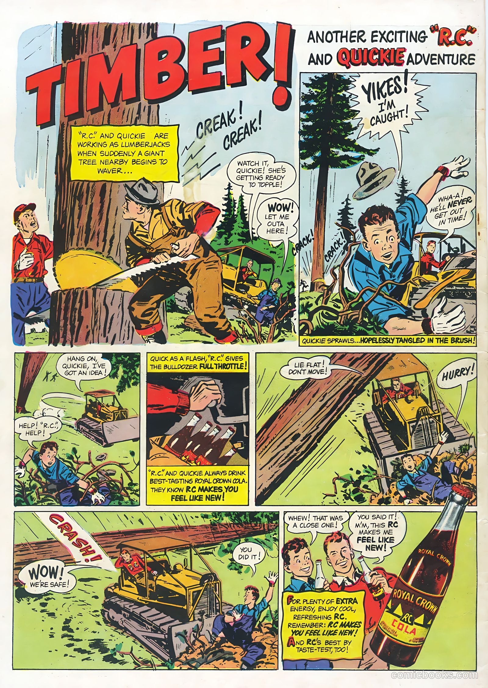 Young Eagle #6 (1951) — page 36 of 36