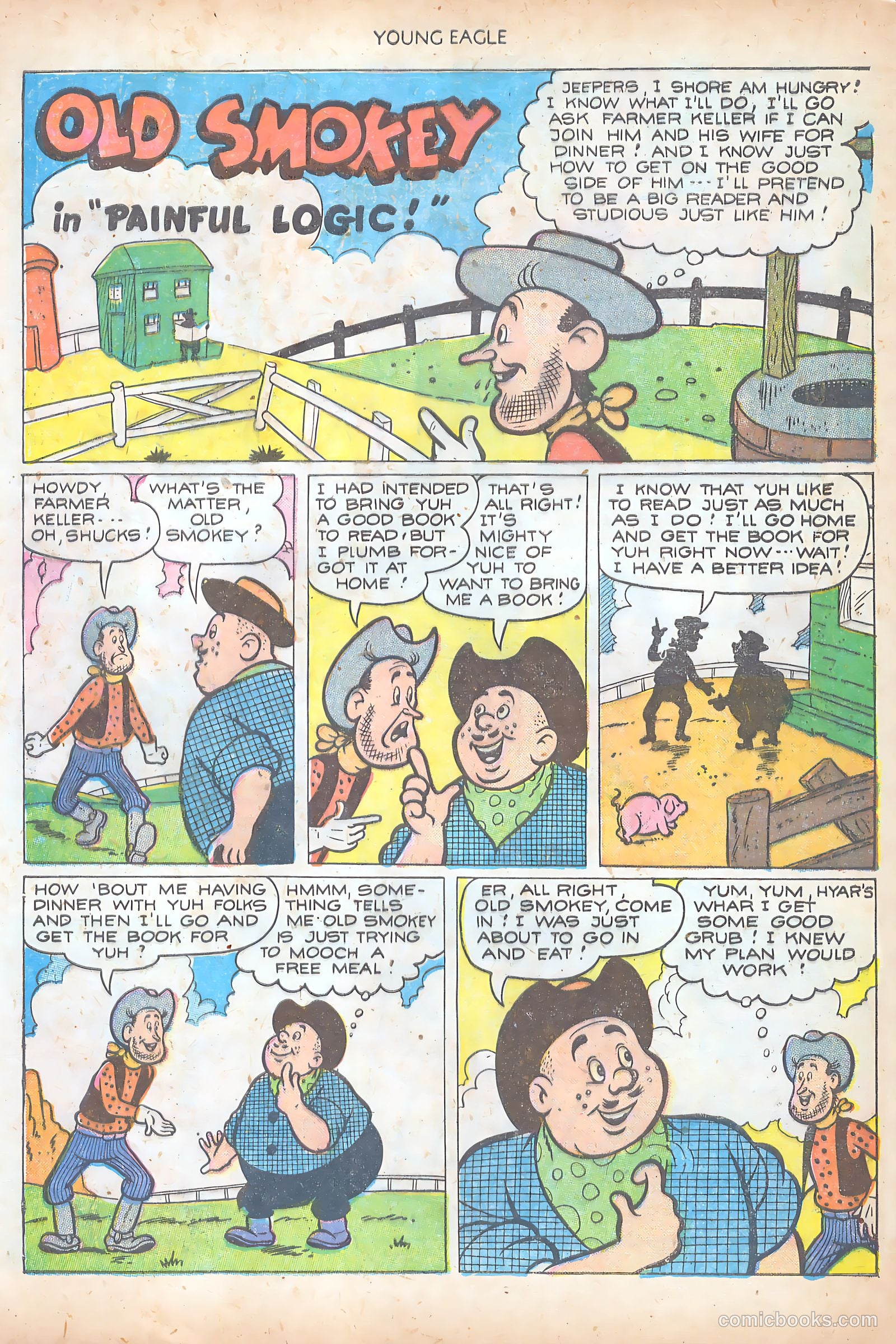 Young Eagle #7 (1951) — page 20 of 36