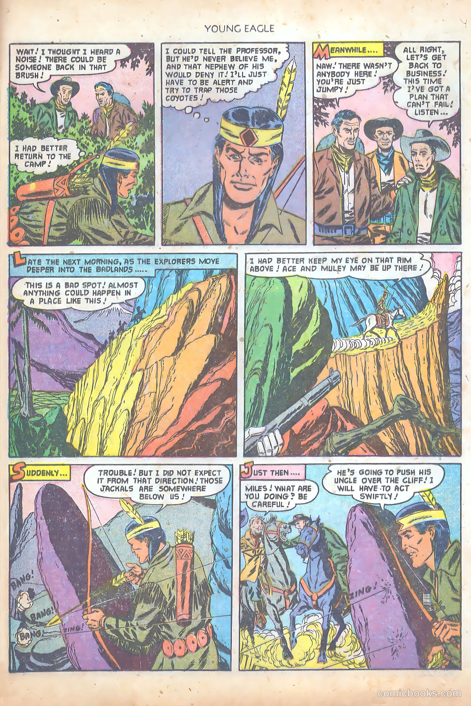 Young Eagle #7 (1951) — page 33 of 36