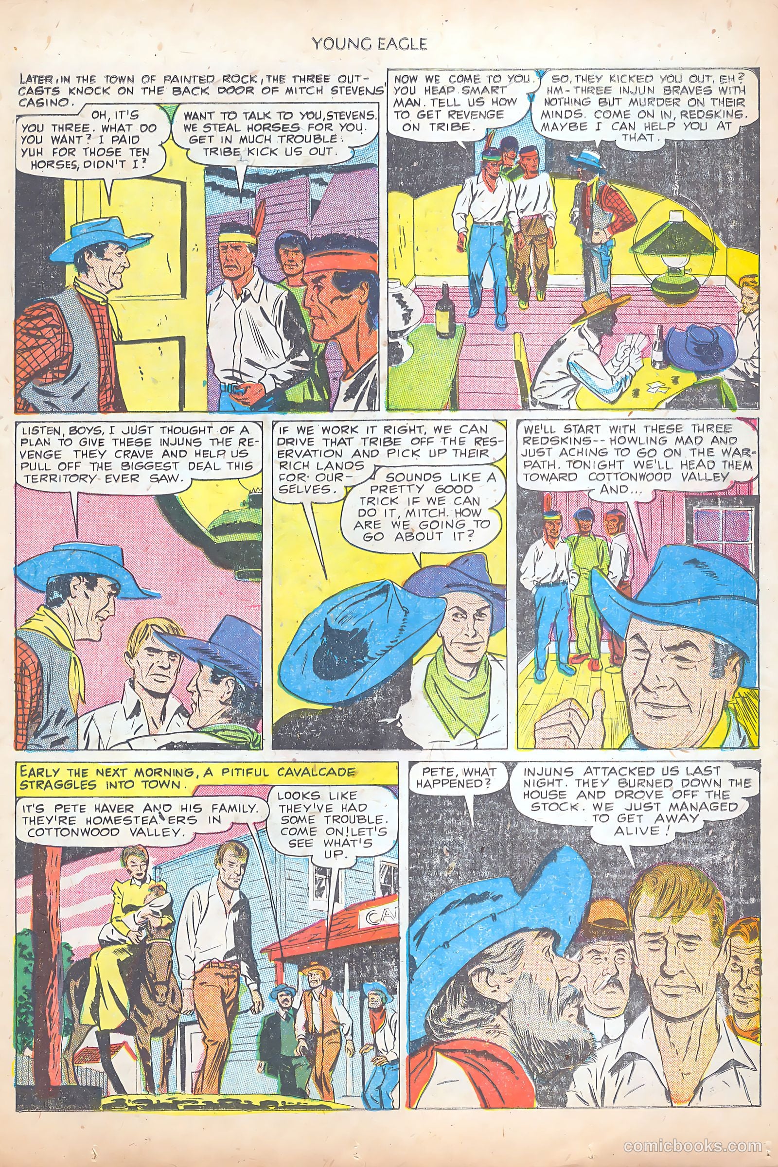 Young Eagle #7 (1951) — page 5 of 36
