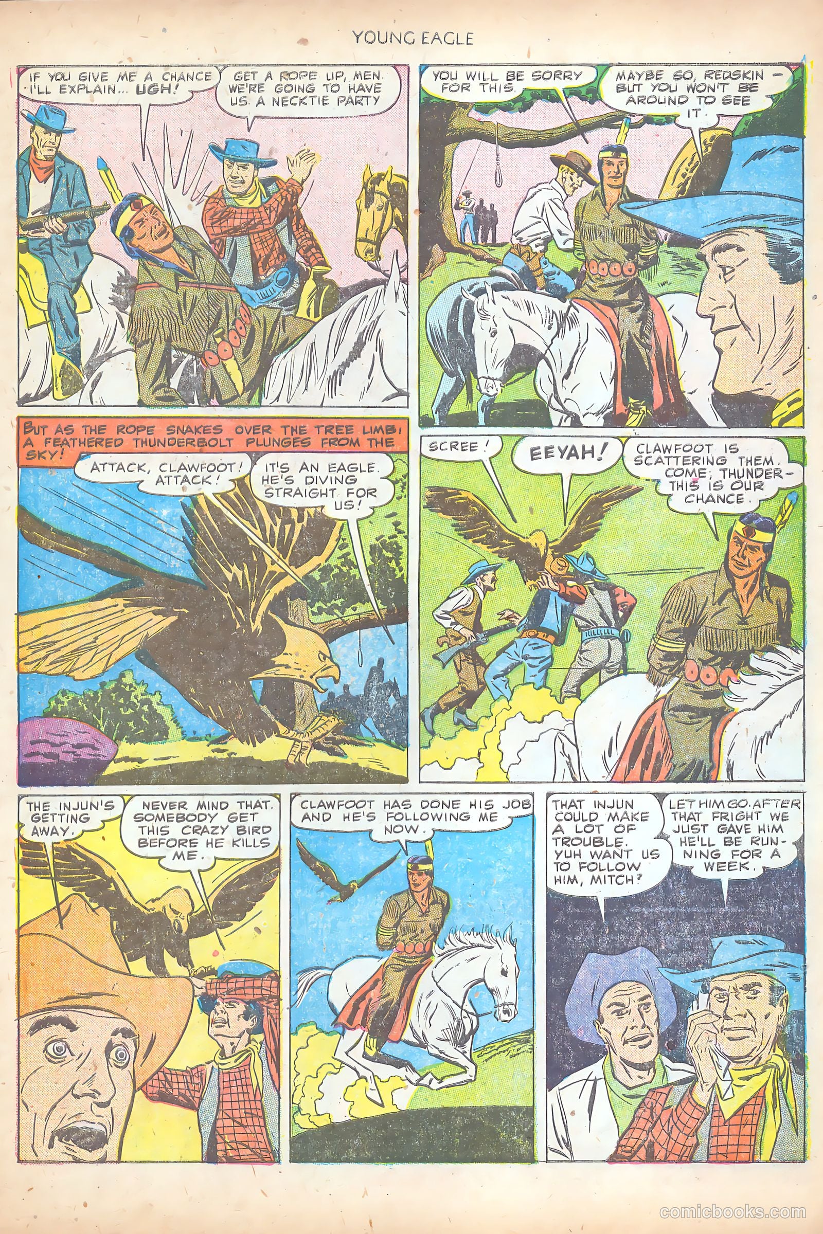 Young Eagle #7 (1951) — page 11 of 36