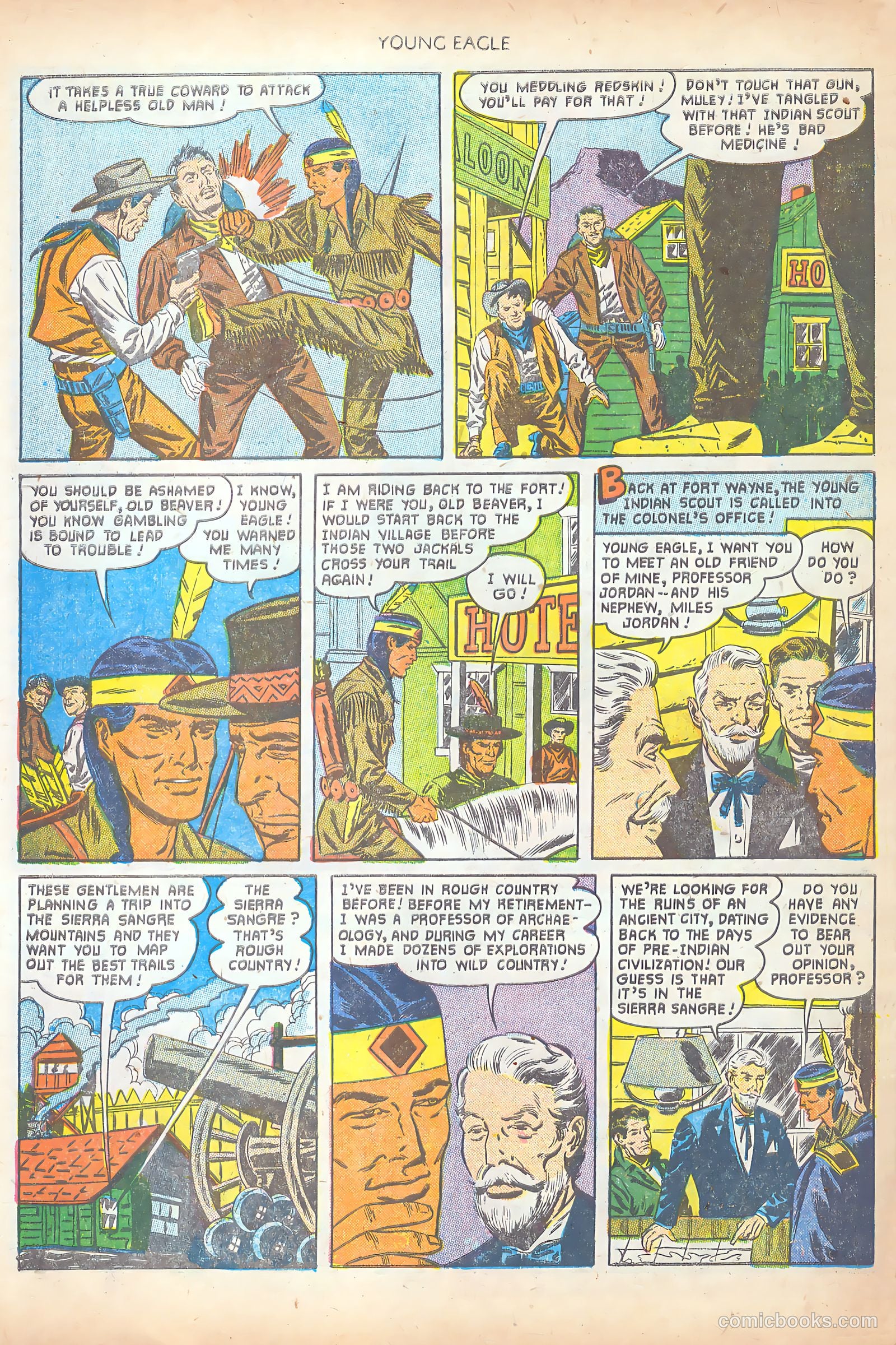 Young Eagle #7 (1951) — page 26 of 36