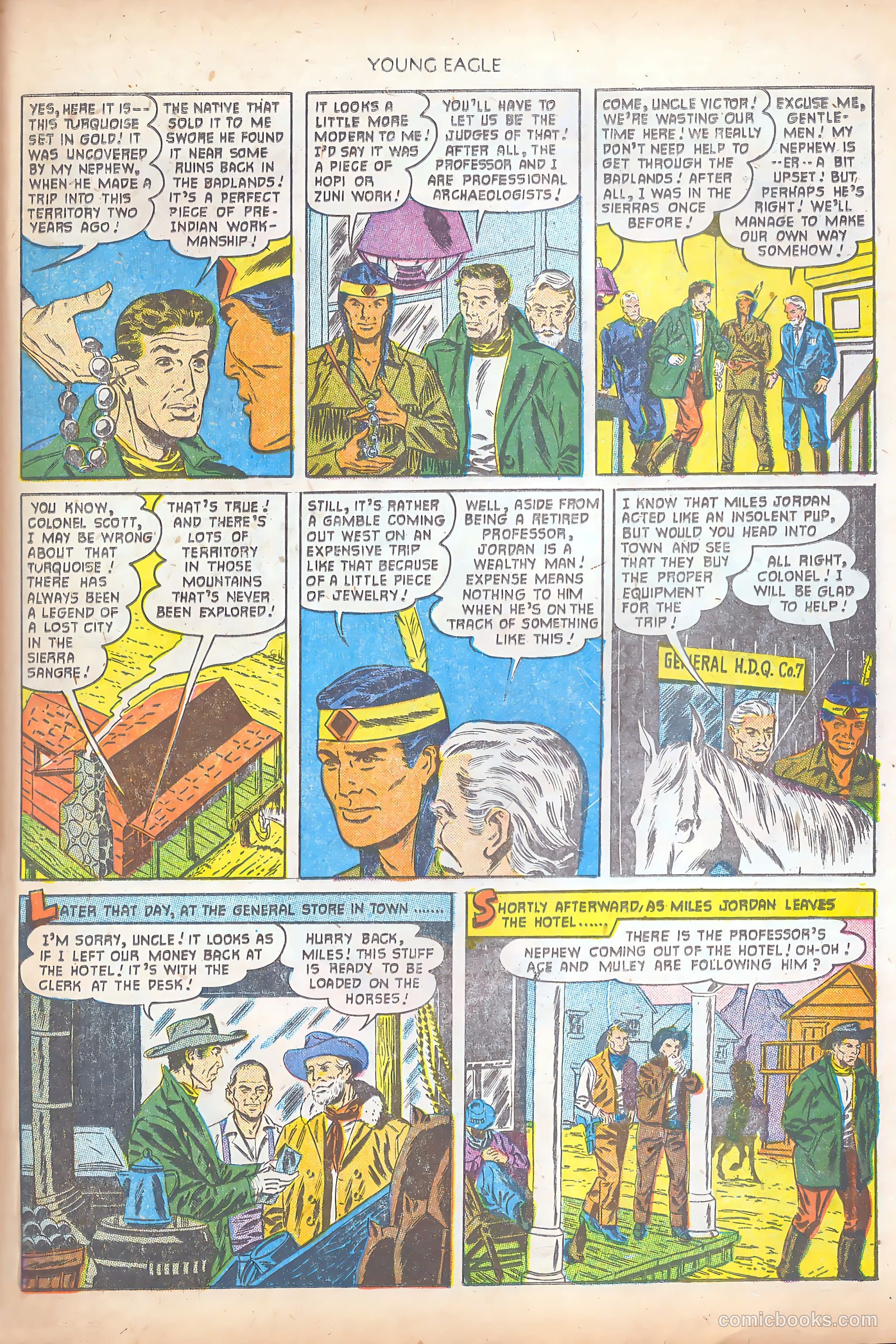 Young Eagle #7 (1951) — page 27 of 36