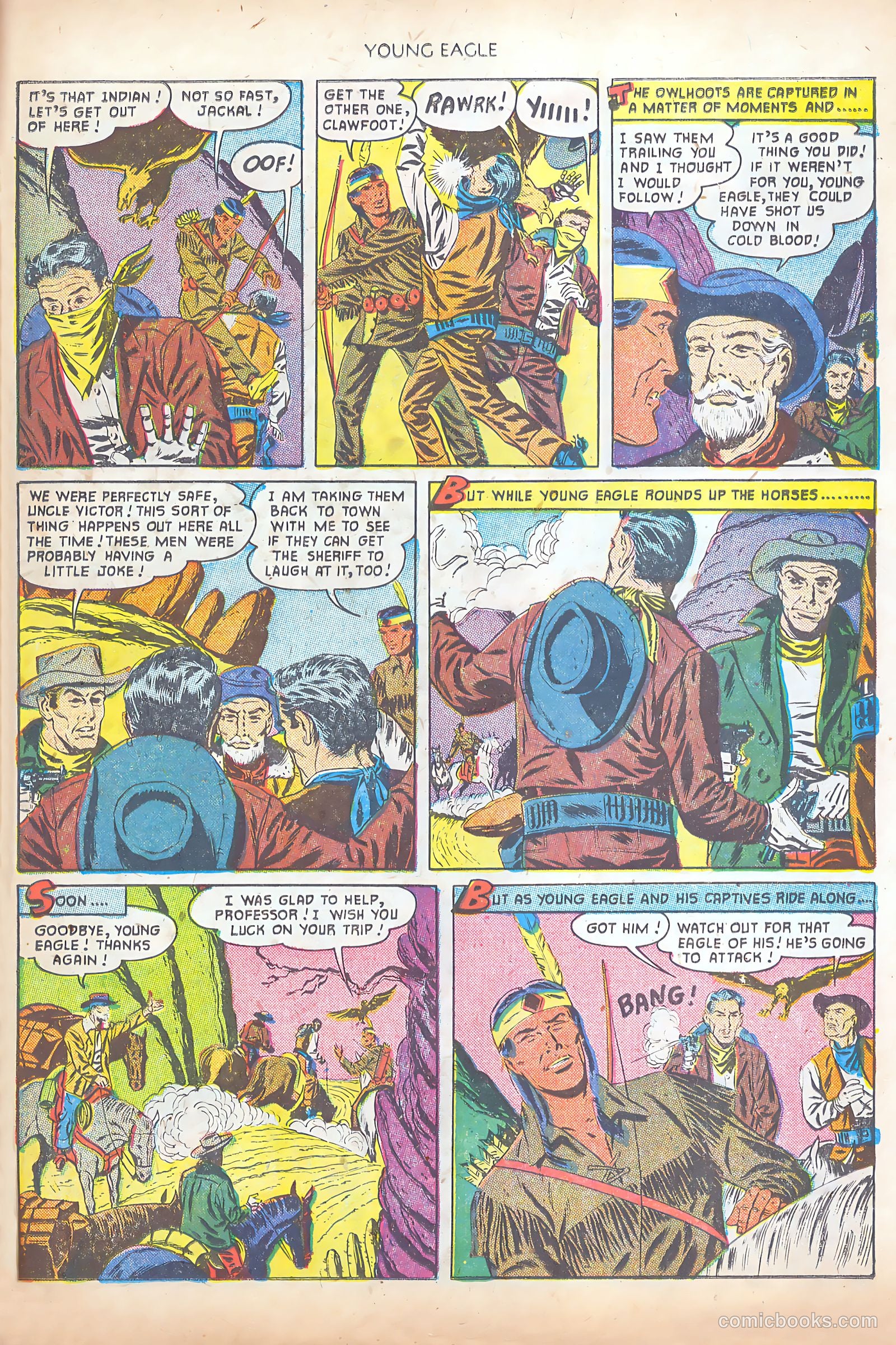 Young Eagle #7 (1951) — page 29 of 36