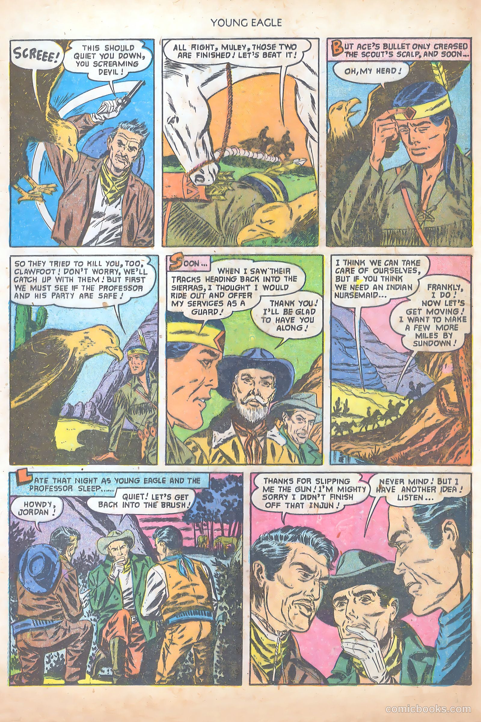 Young Eagle #7 (1951) — page 30 of 36
