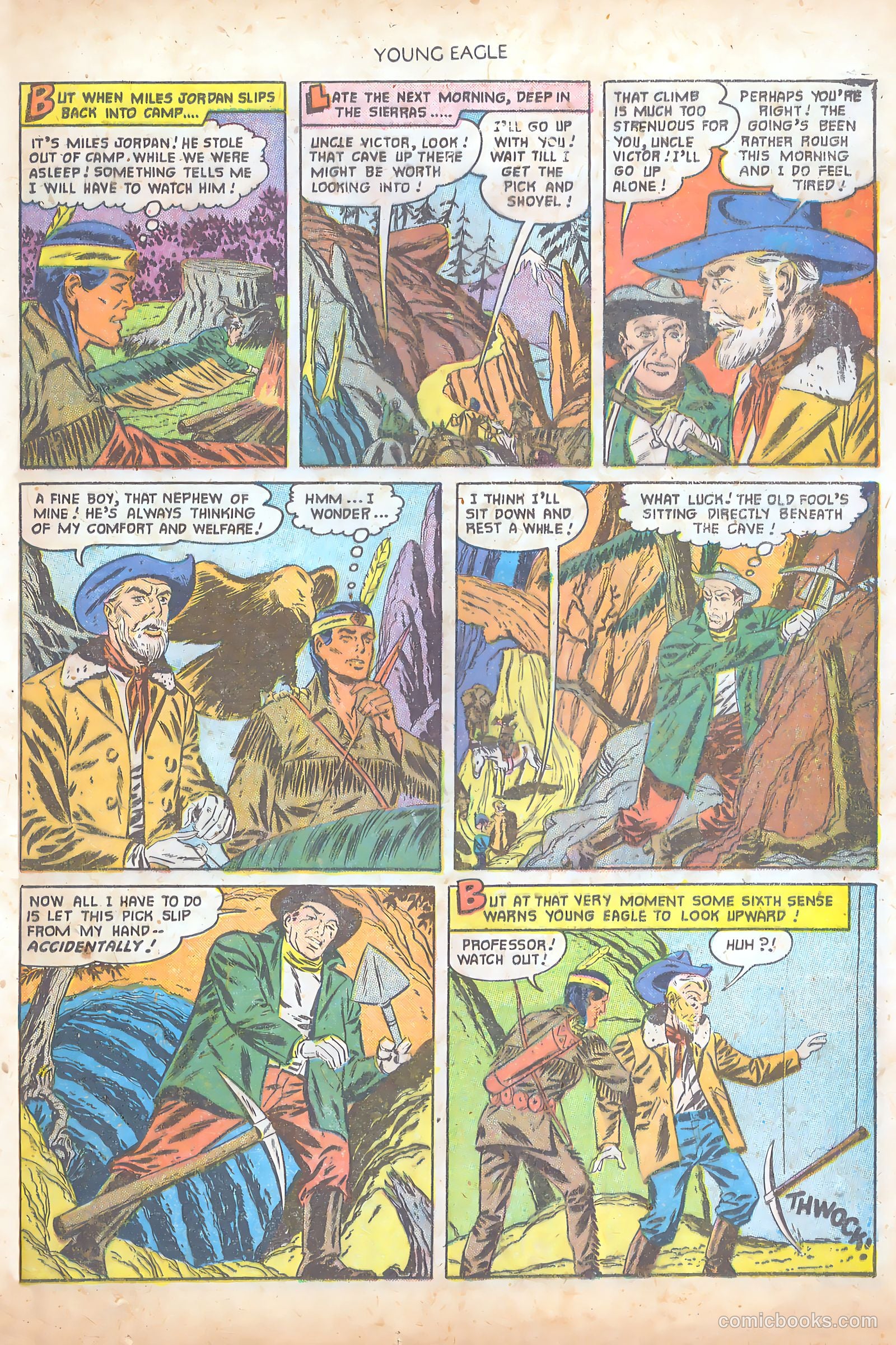 Young Eagle #7 (1951) — page 31 of 36