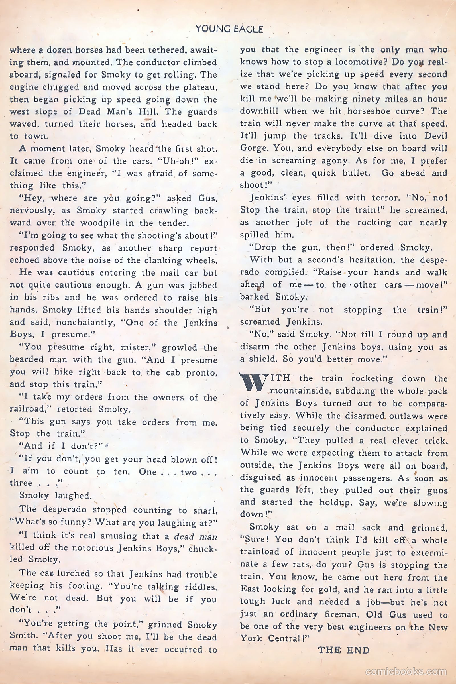 Young Eagle #8 (1952) — page 14 of 37