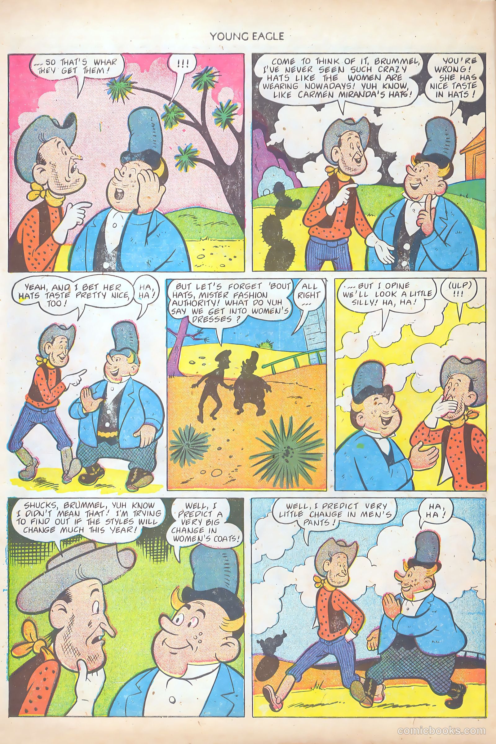 Young Eagle #8 (1952) — page 24 of 37
