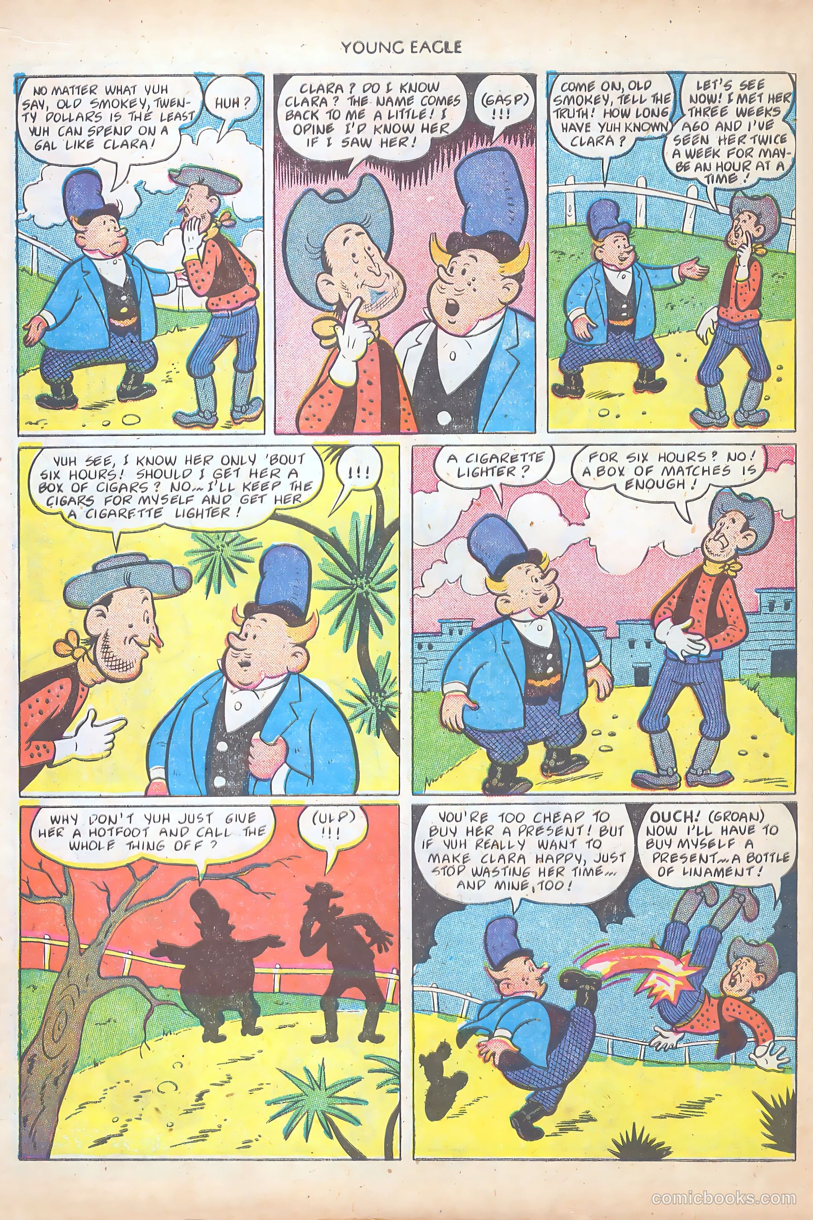 Young Eagle #8 (1952) — page 26 of 37