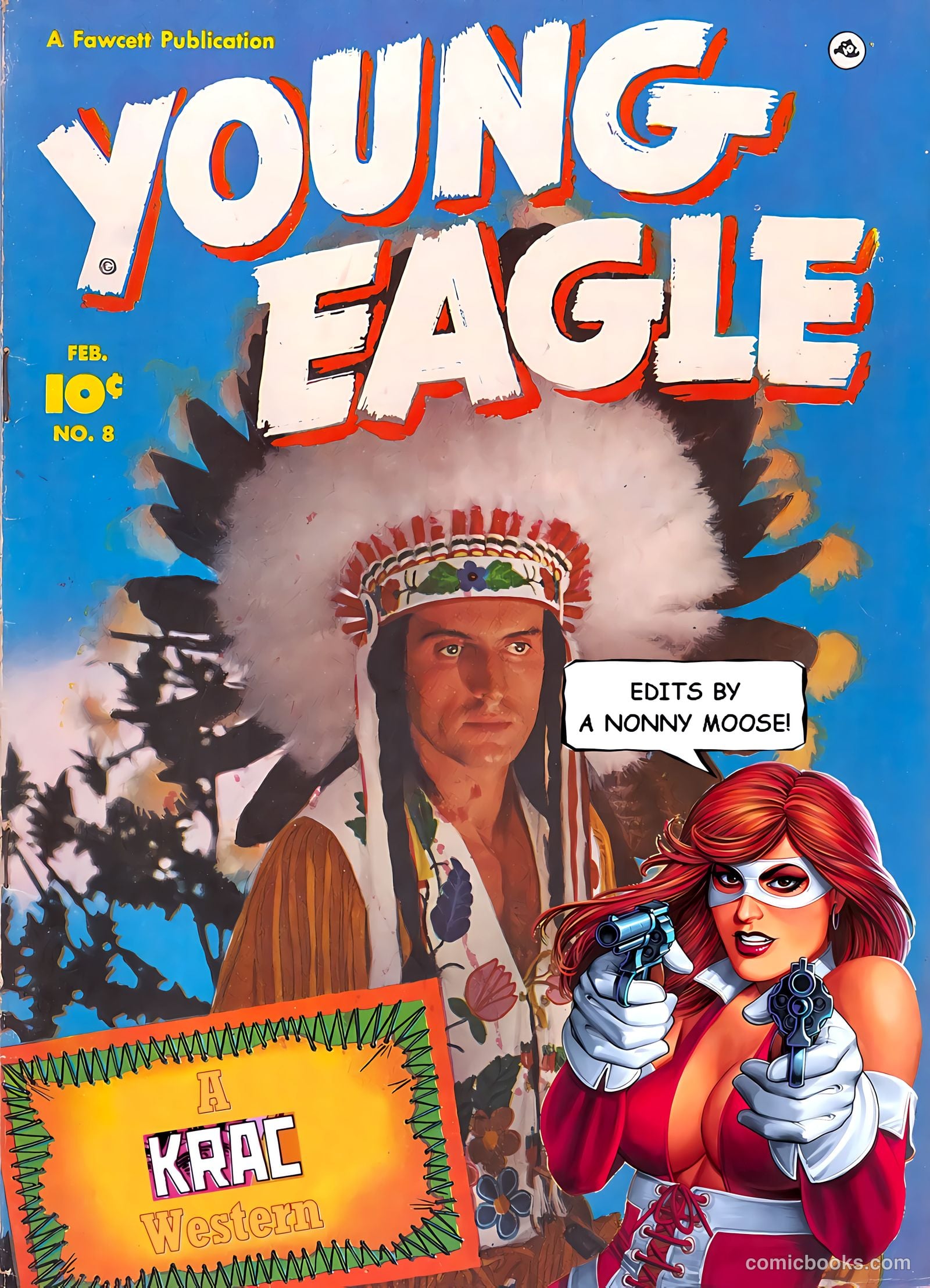 Young Eagle #8 (1952) — page 37 of 37