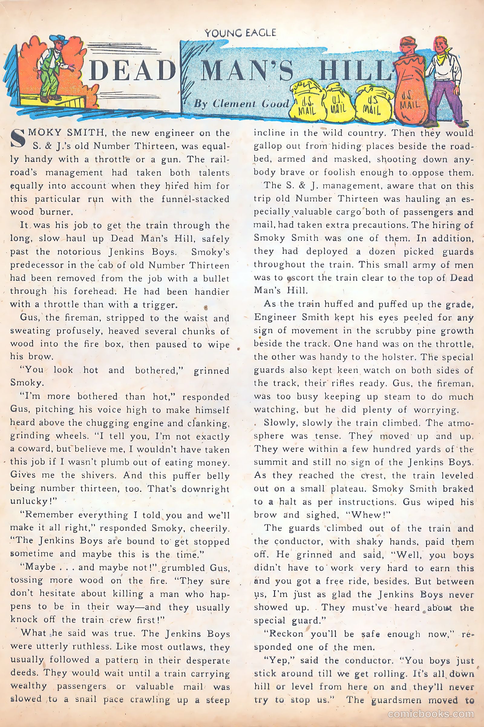 Young Eagle #8 (1952) — page 13 of 36