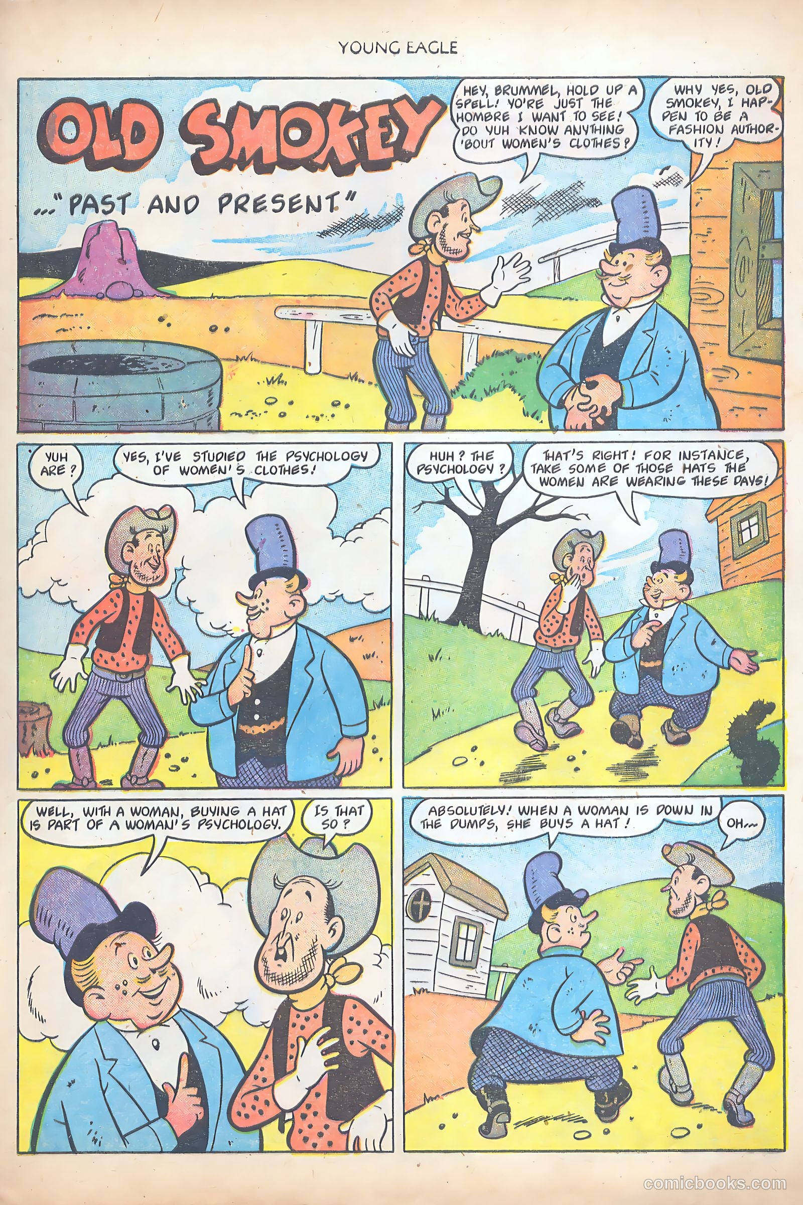 Young Eagle #8 (1952) — page 23 of 36
