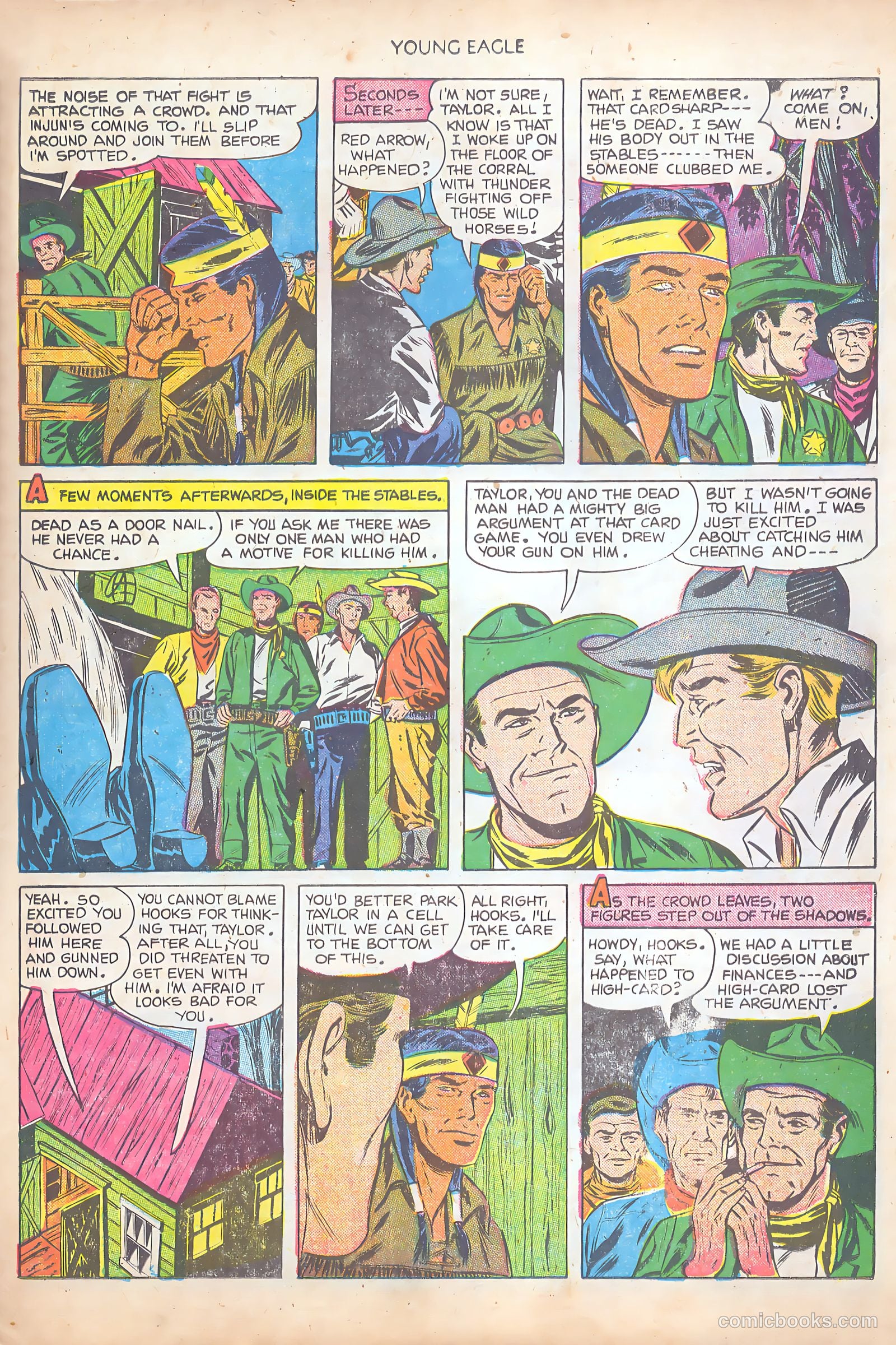 Young Eagle #8 (1952) — page 29 of 36