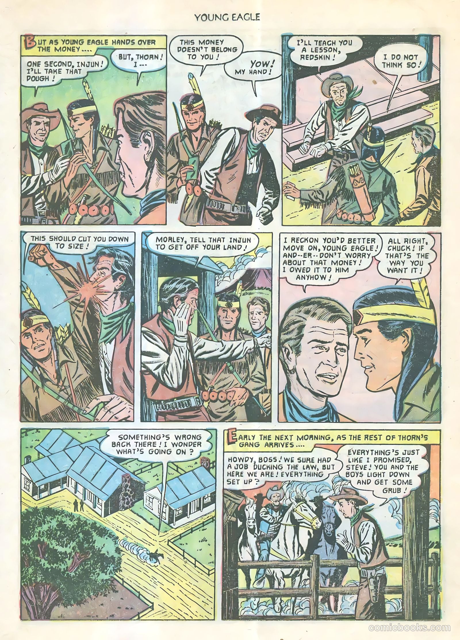 Young Eagle #9 (1943) — page 6 of 37