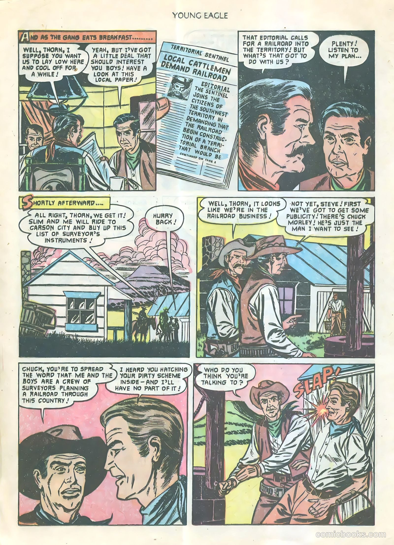 Young Eagle #9 (1943) — page 7 of 37